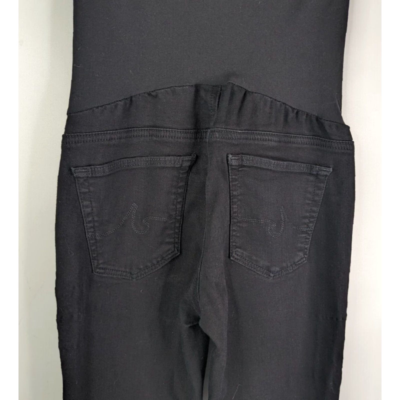Vintage AG Adriano Goldschmied Womens Maternity Stretch Skinny Jeans Black 26 Pants Womens XS? Size 26" / US 2 / IT 38 - 6 Thumbnail