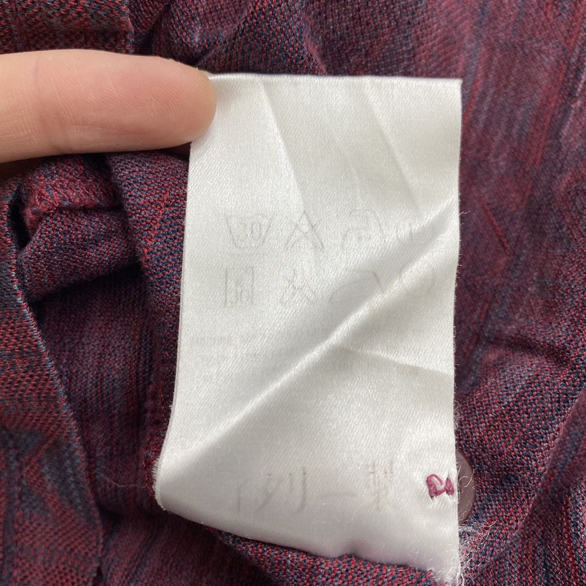 Missoni Vintage MISSONI SPORT Italy Button Up Collar Maroon Size US M / EU 48-50 / 2 - 7 Thumbnail