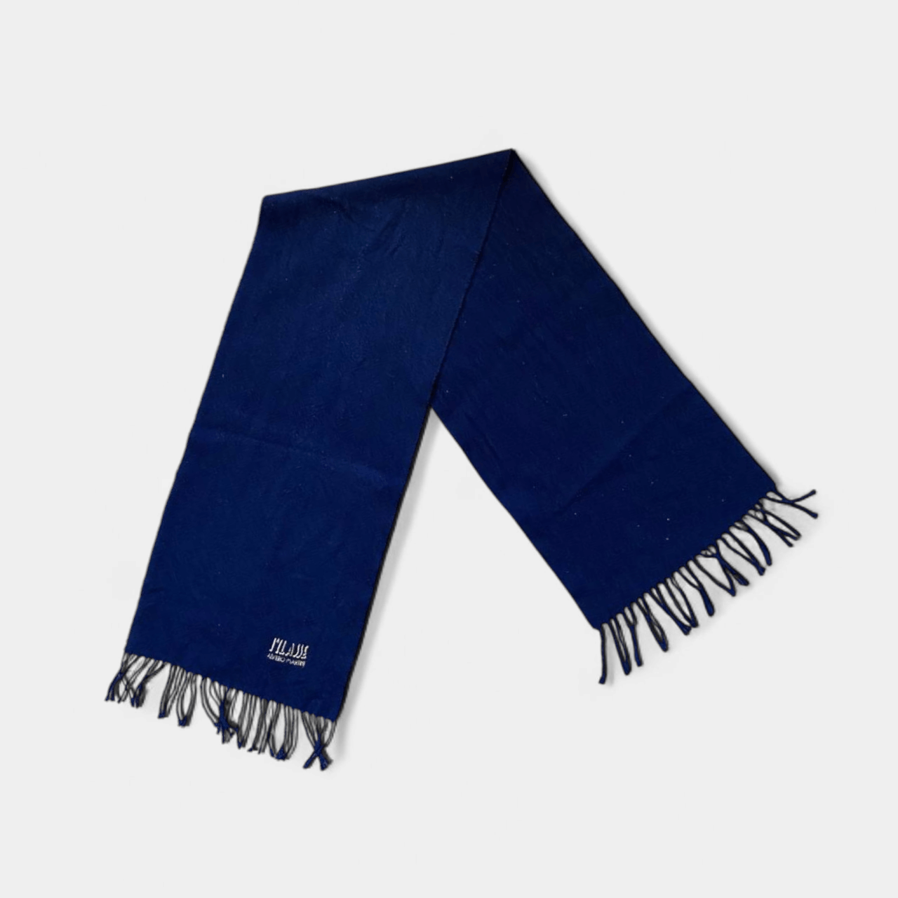 Alviero Martini Alviero Martini Navy Wool Scarf Size ONE SIZE - 3 Thumbnail