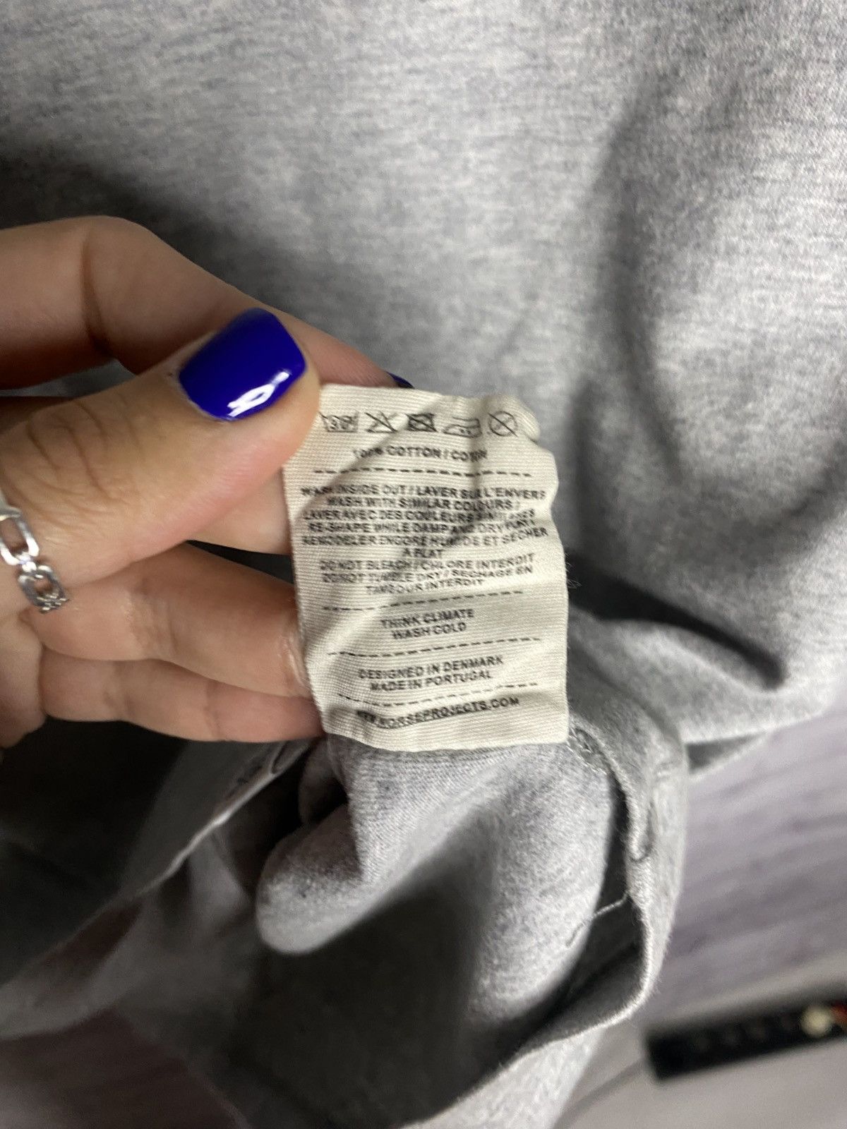 Norse Projects 90 s Vintage Norse Projects Centr Logo Silver Mens T-Shirt Size US M / EU 48-50 / 2 - 10 Thumbnail