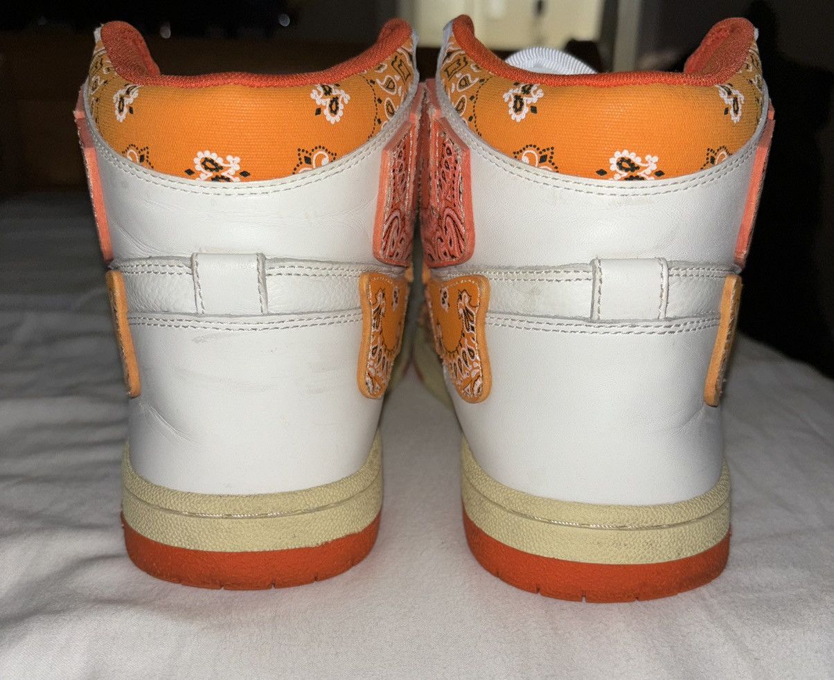Amiri Orange Amiri Skeleton High Top Size 11 Size US 11 / EU 44 - 2 Thumbnail