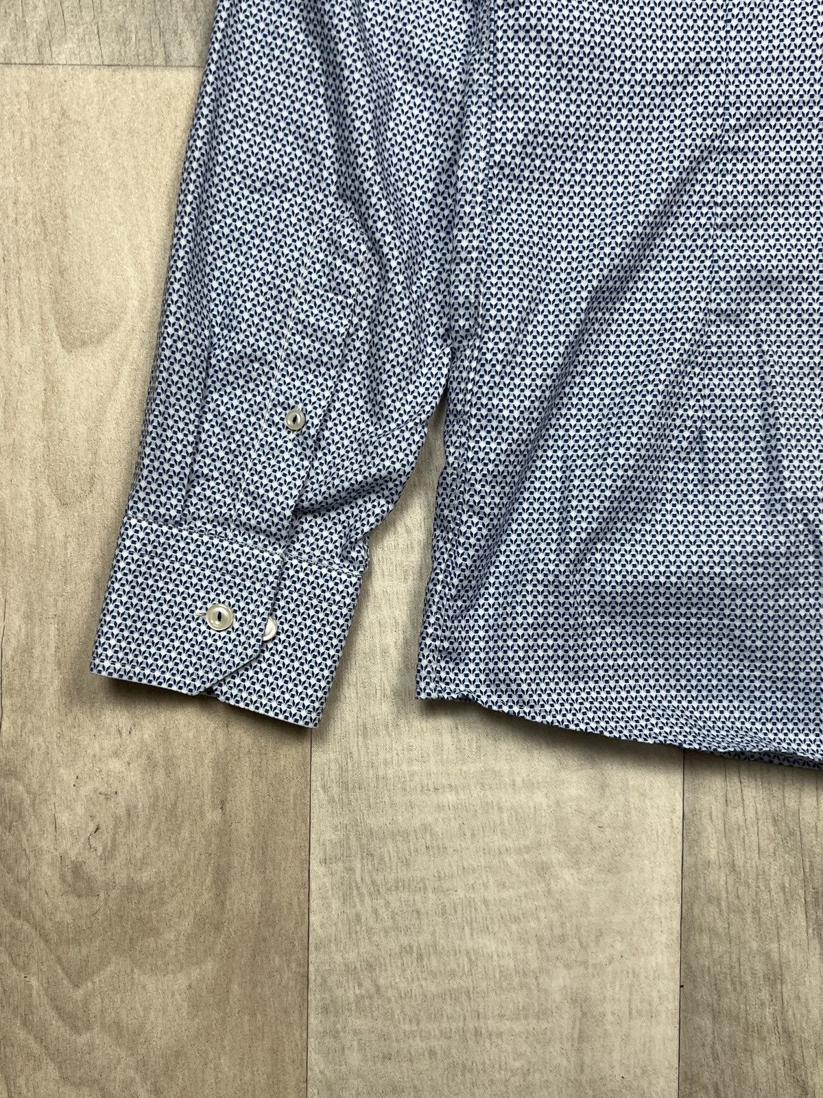 Eton Eton Geometric Pattern Shirt (Y0202) Size US M / EU 48-50 / 2 - 5 Thumbnail