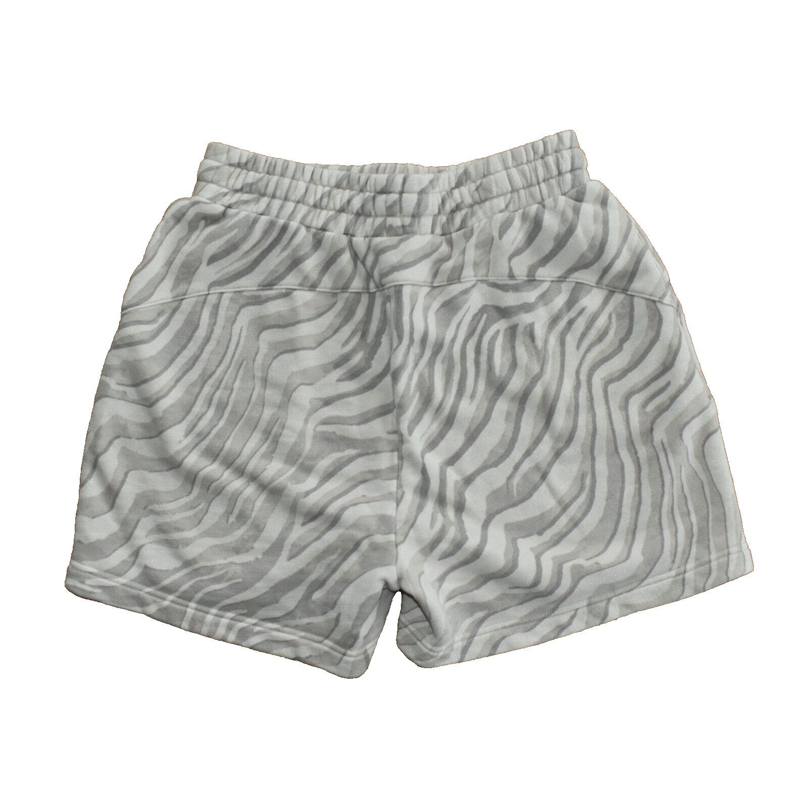 Sweaty Betty SWEATY BETTY Essentials Gray Zebra Print Fleece Shorts Sz S Size 27" / US 4 / IT 40 - 2 Thumbnail