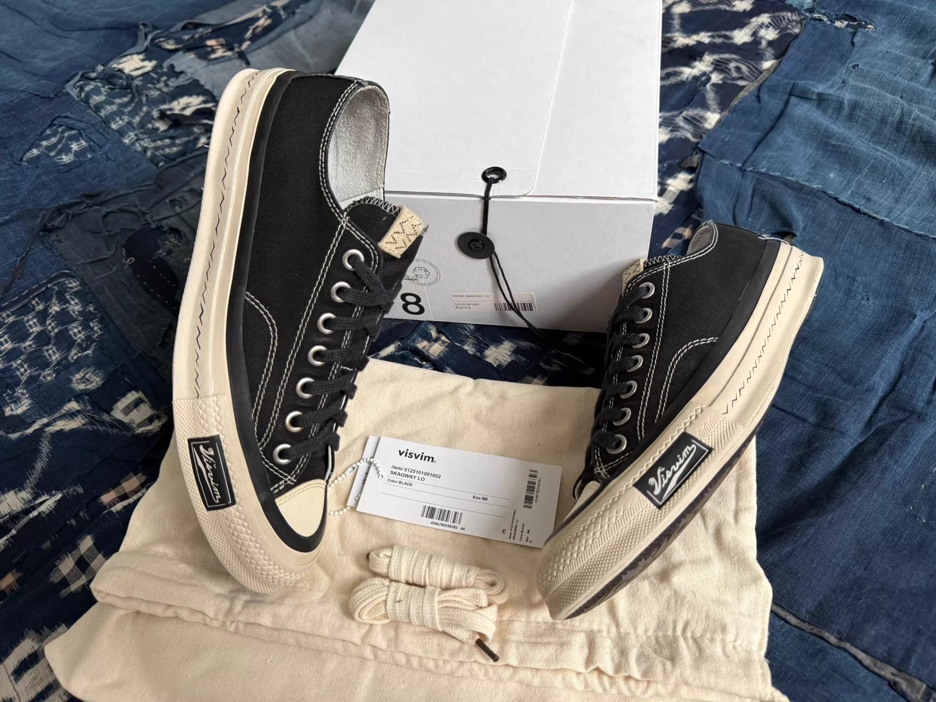 Visvim VISVIM 25SS SKAGWAY LO Low Sneaker Black US8 Near Mint Size US 8 / EU 41 - 1 Thumbnail