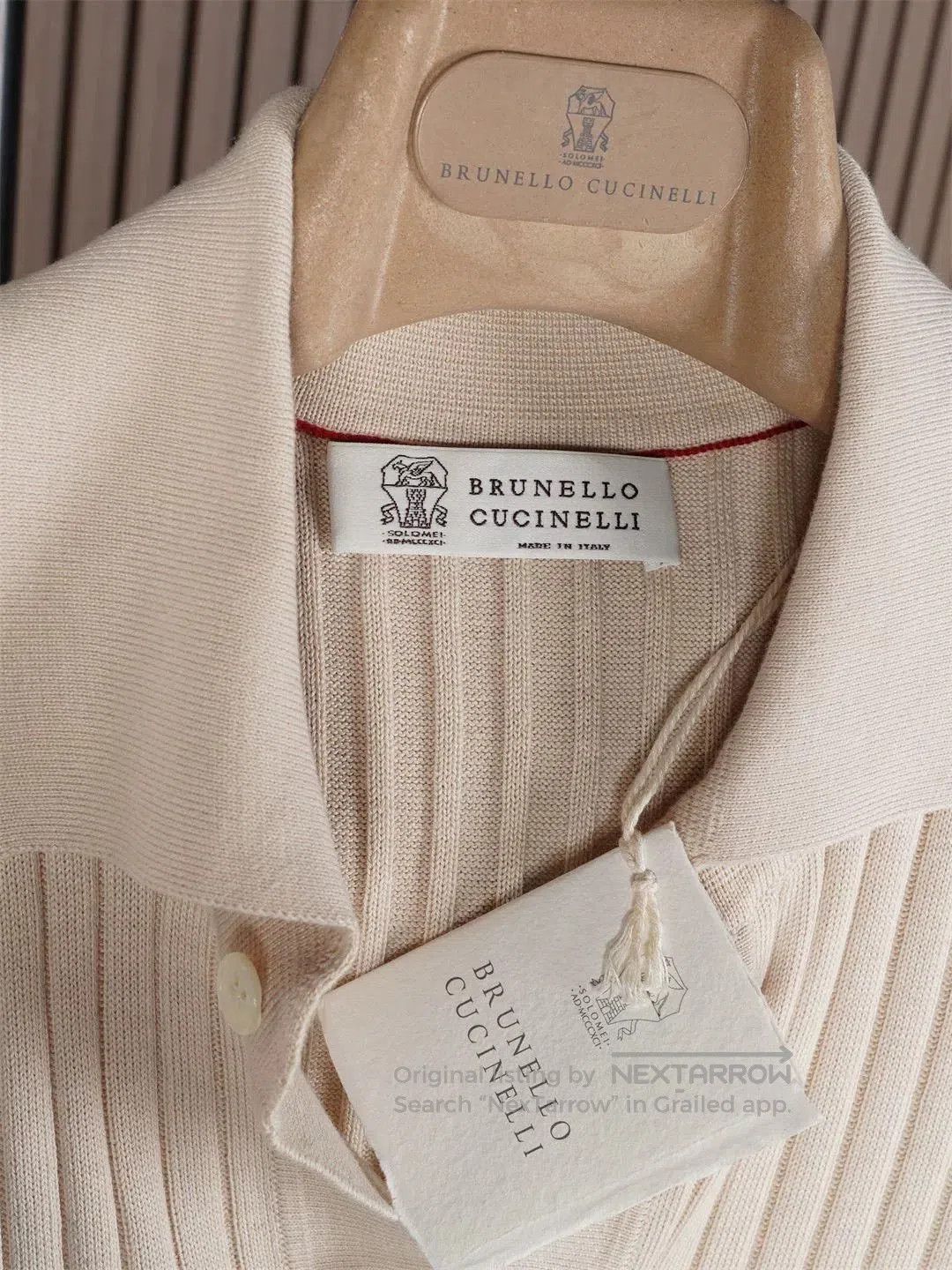 Brunello Cucinelli Brunello Cucinelli Cotton Knit Polo. Size US L / EU 52-54 / 3 - 5 Thumbnail