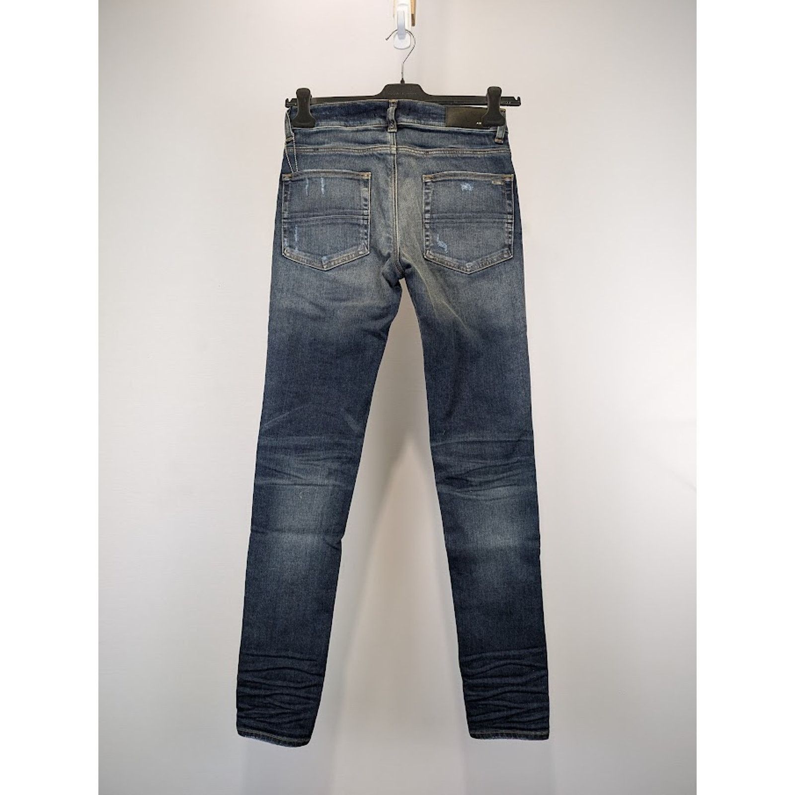 Amiri o1rshd1 Q:2 / MX1 Ultrasuede Jean in Deep Classic Blue Size US 29 - 12 Thumbnail