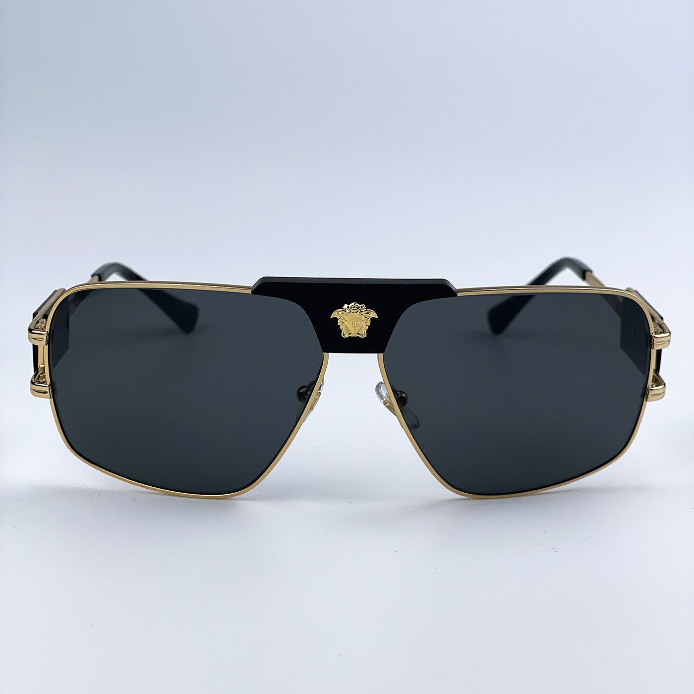 Versace NEW Versace VE2251 100287 Metal Pilot Unisex Sunglasses Size ONE SIZE - 2 Thumbnail