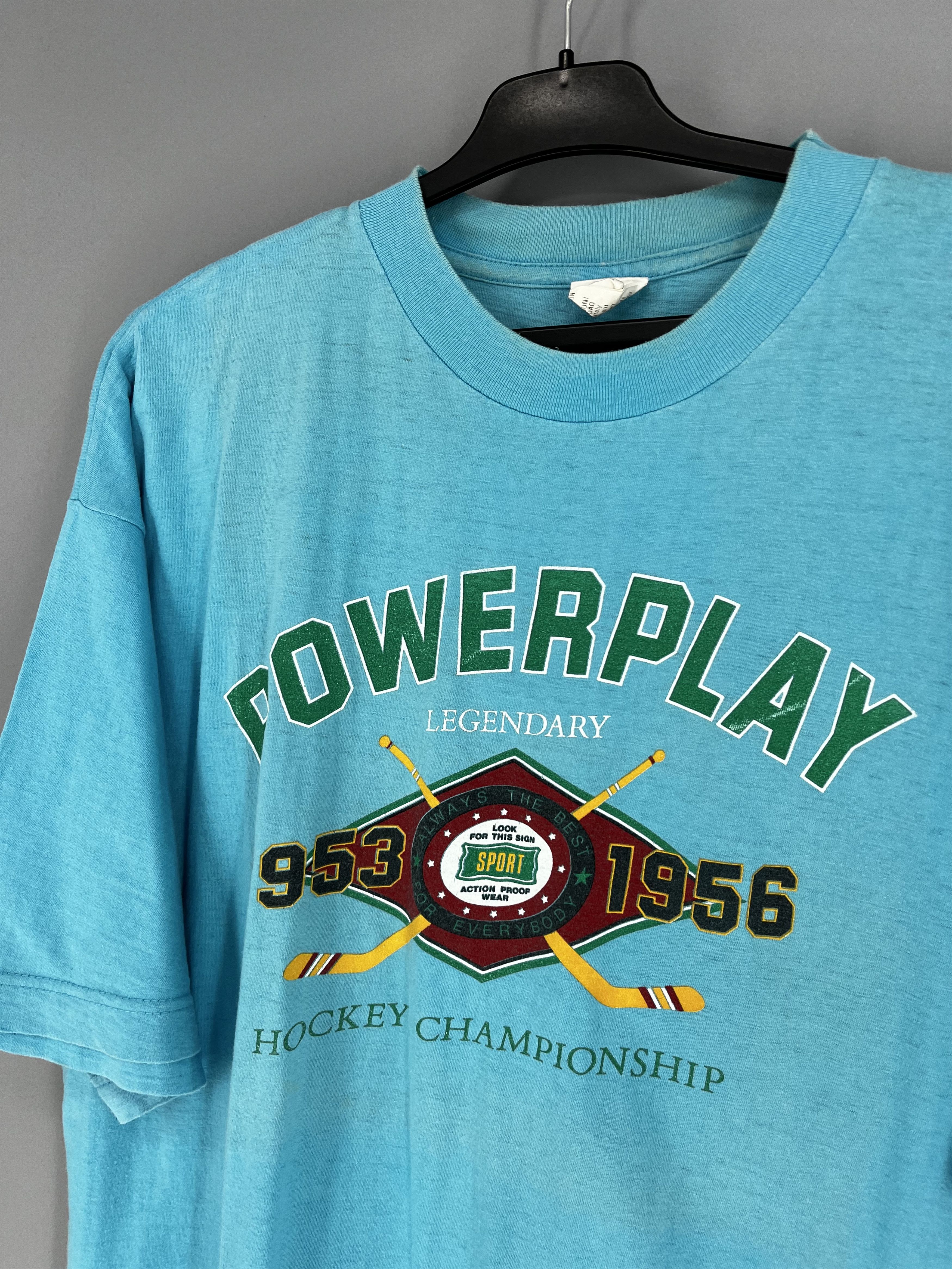 NHL VTG 90s POWERPLAY LEGENDARY 1953 1956 HOCKEY CHAMPIONSHIP Size US XL / EU 56 / 4 - 7 Thumbnail