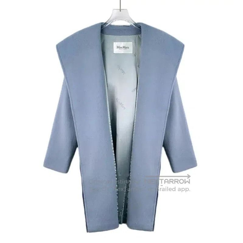 Max Mara MaxMara Blue Women's Coat - Size S . Size S / US 4 / IT 40 - 1 Thumbnail