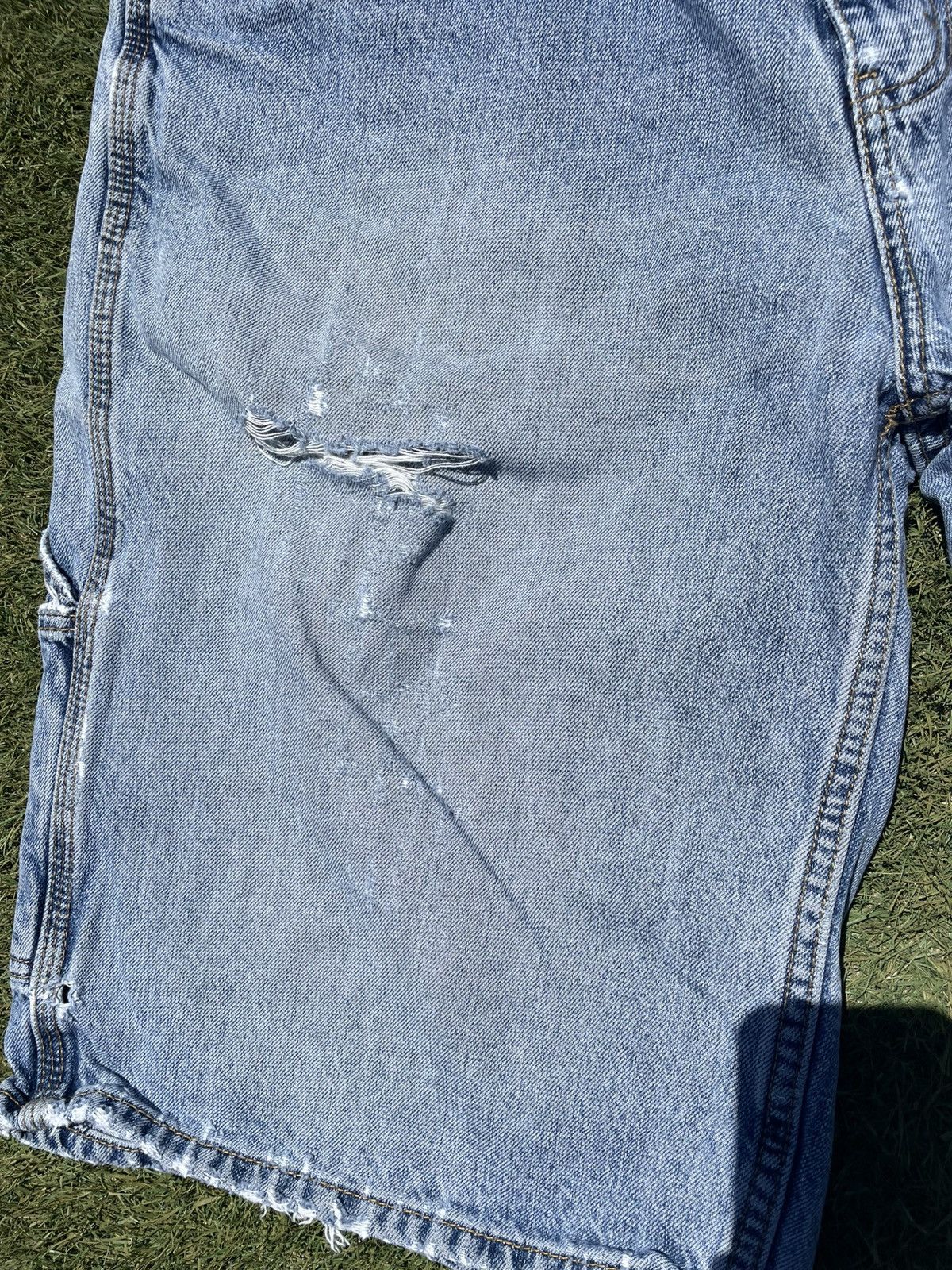 U.S. Polo Assn. Y2K US Polo ASSN Mens Jeans 36 Carpenter Shorts Light Wash Size US 36 / EU 52 - 4 Thumbnail