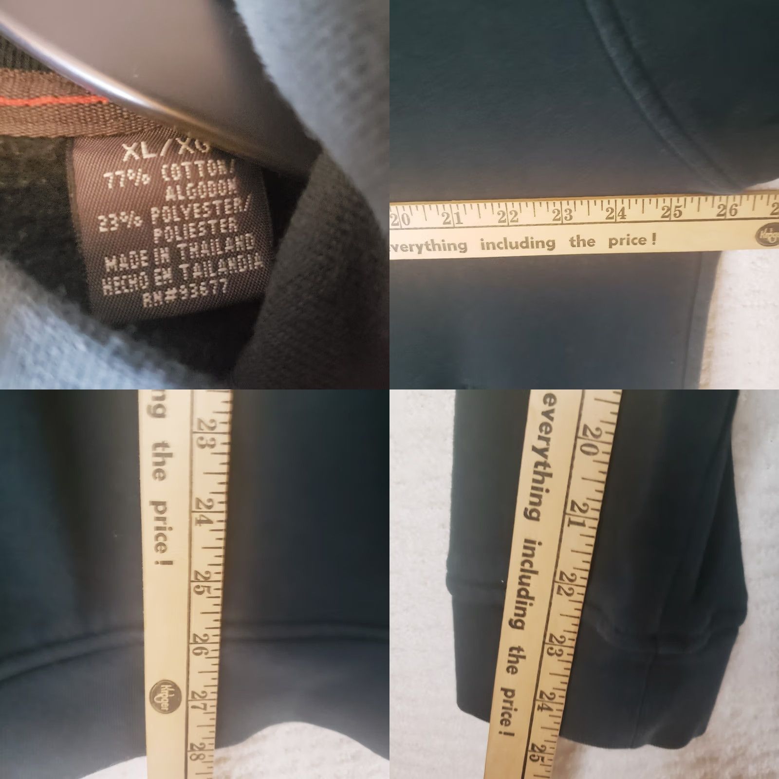 Vintage St. John'S Bay Jacket Mens XL Black White Orange Full Zip Pockets Mock Neck Size US XL / EU 56 / 4 - 10 Thumbnail