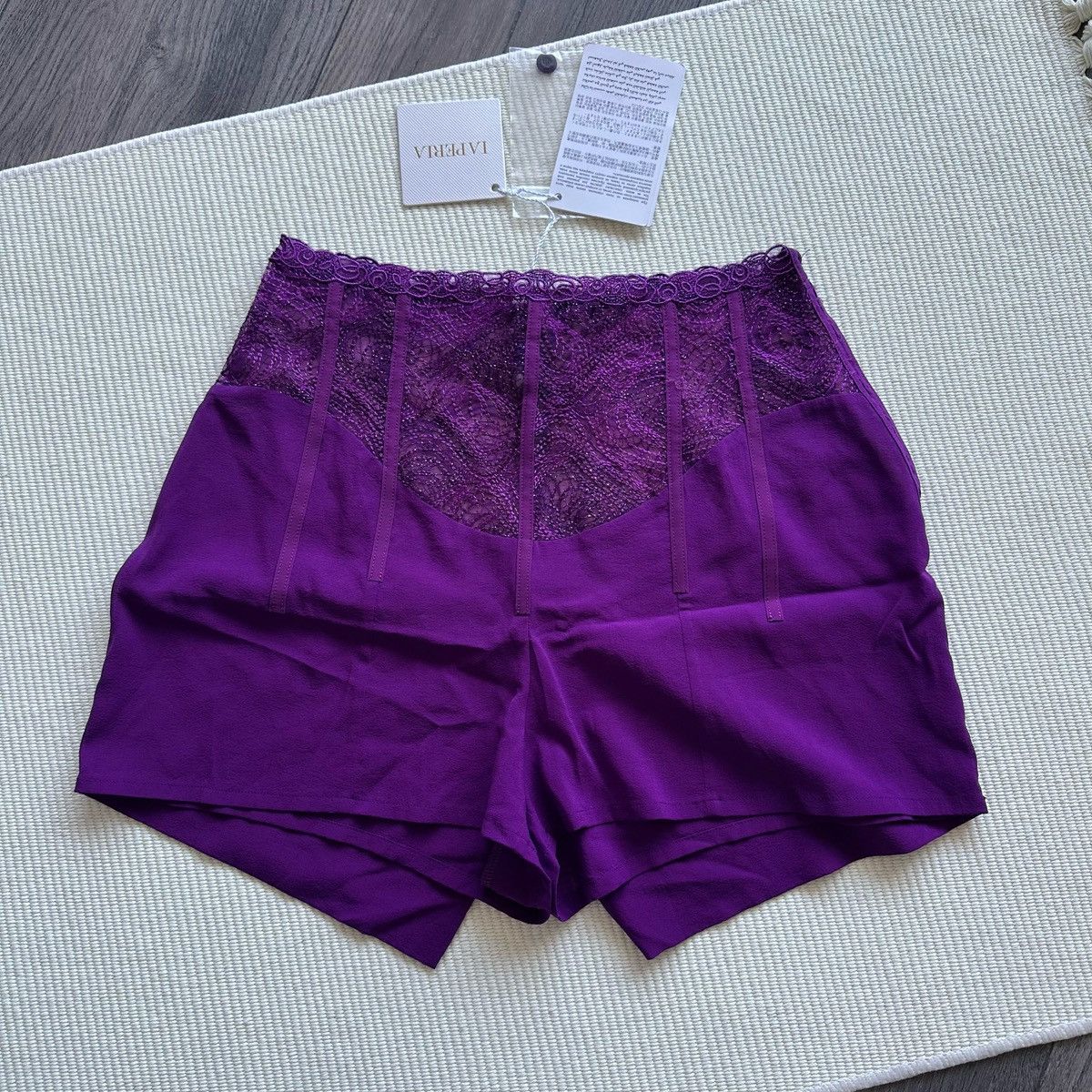 La Perla La Perla Elements Violet Shorts Size 25" / US 0 / IT 36 - 1 Thumbnail