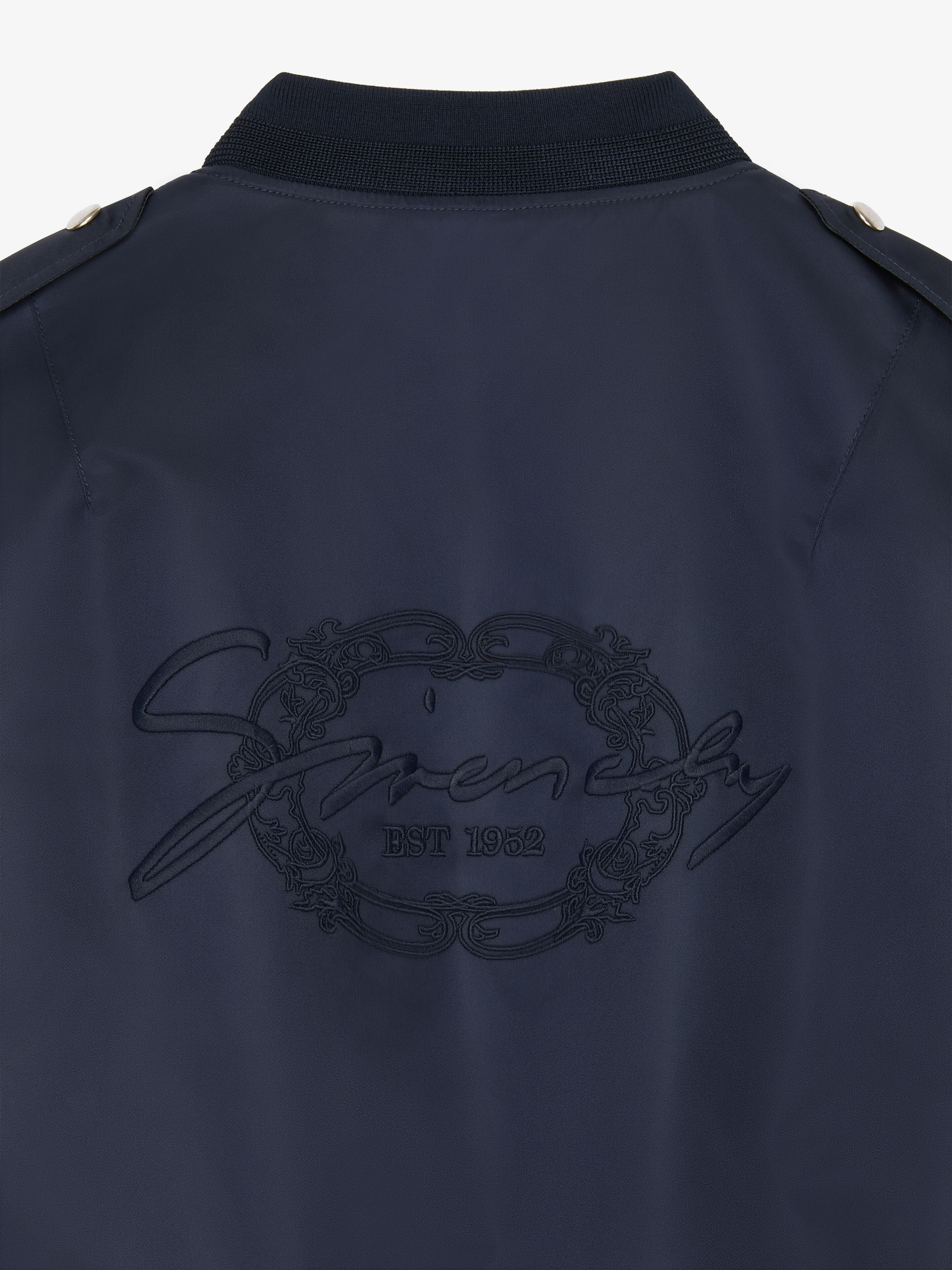 Givenchy o1w1db10925 Bomber Jacket in Blue Size US M / EU 48-50 / 2 - 2 Thumbnail