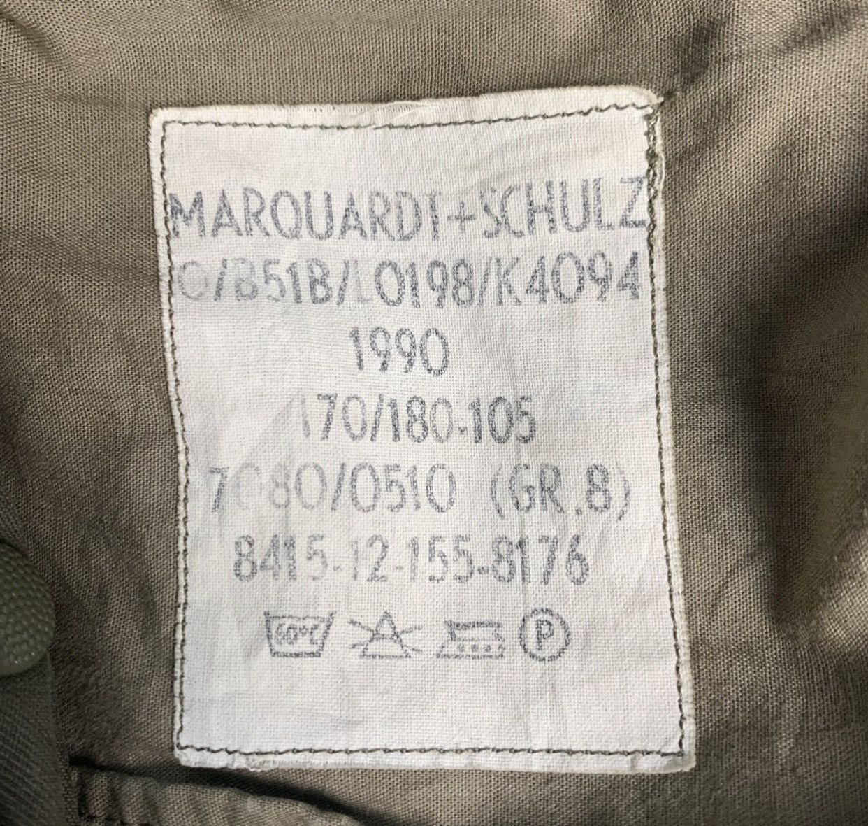Vintage Vintage Marquardt Schulz German Military Parkas Jacket SizeL Size US L / EU 52-54 / 3 - 8 Thumbnail