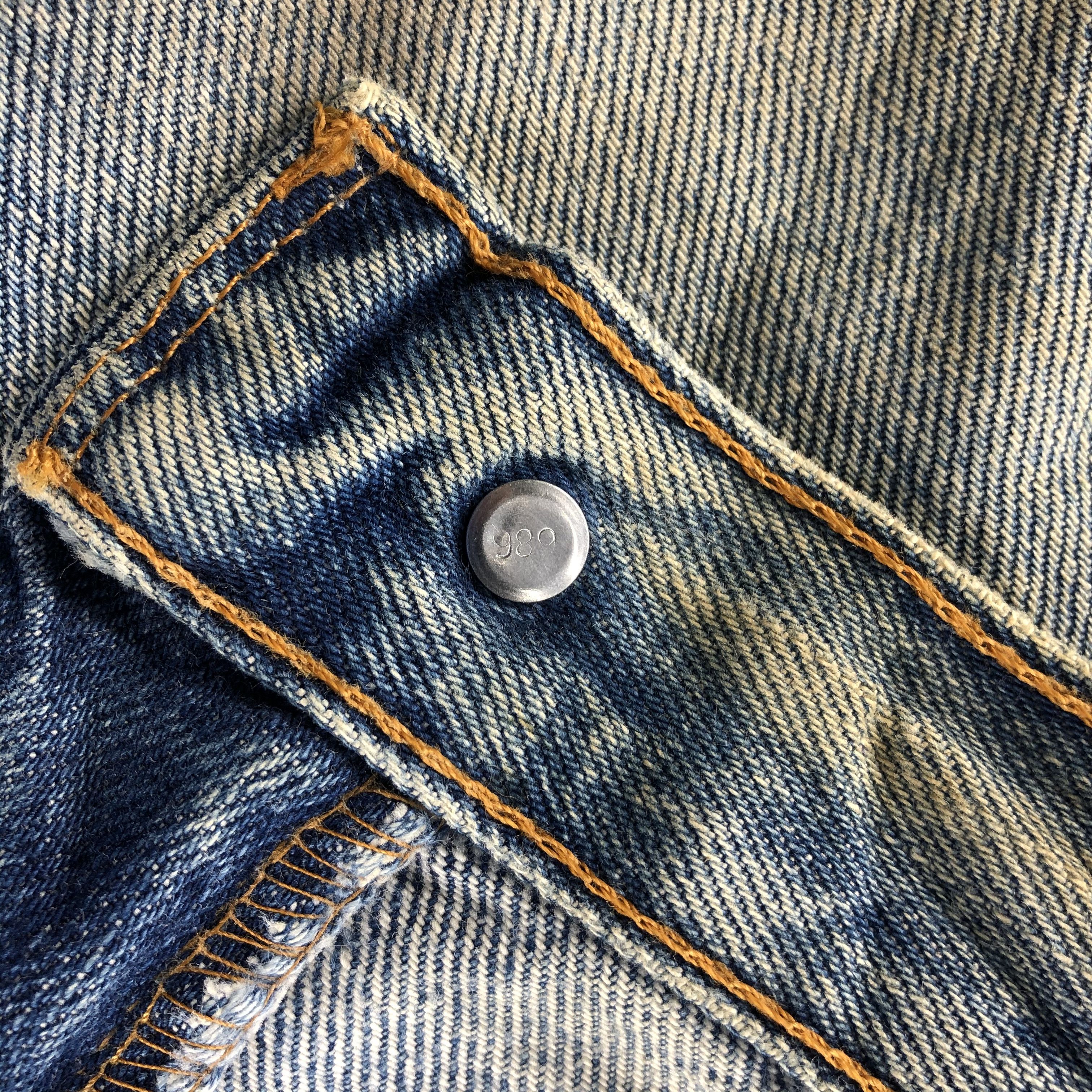 Levi's Vintage 90s Rusty Light Wash Levis 505 Jeans-J1195 Size US 34 / EU 50 - 9 Thumbnail