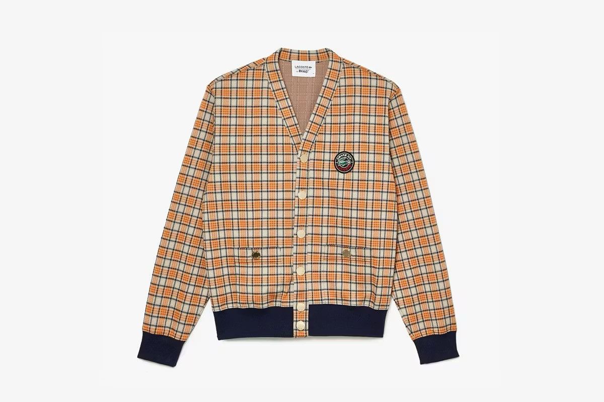 Awake NY Beige Lacoste Edition Nylon Cardigan