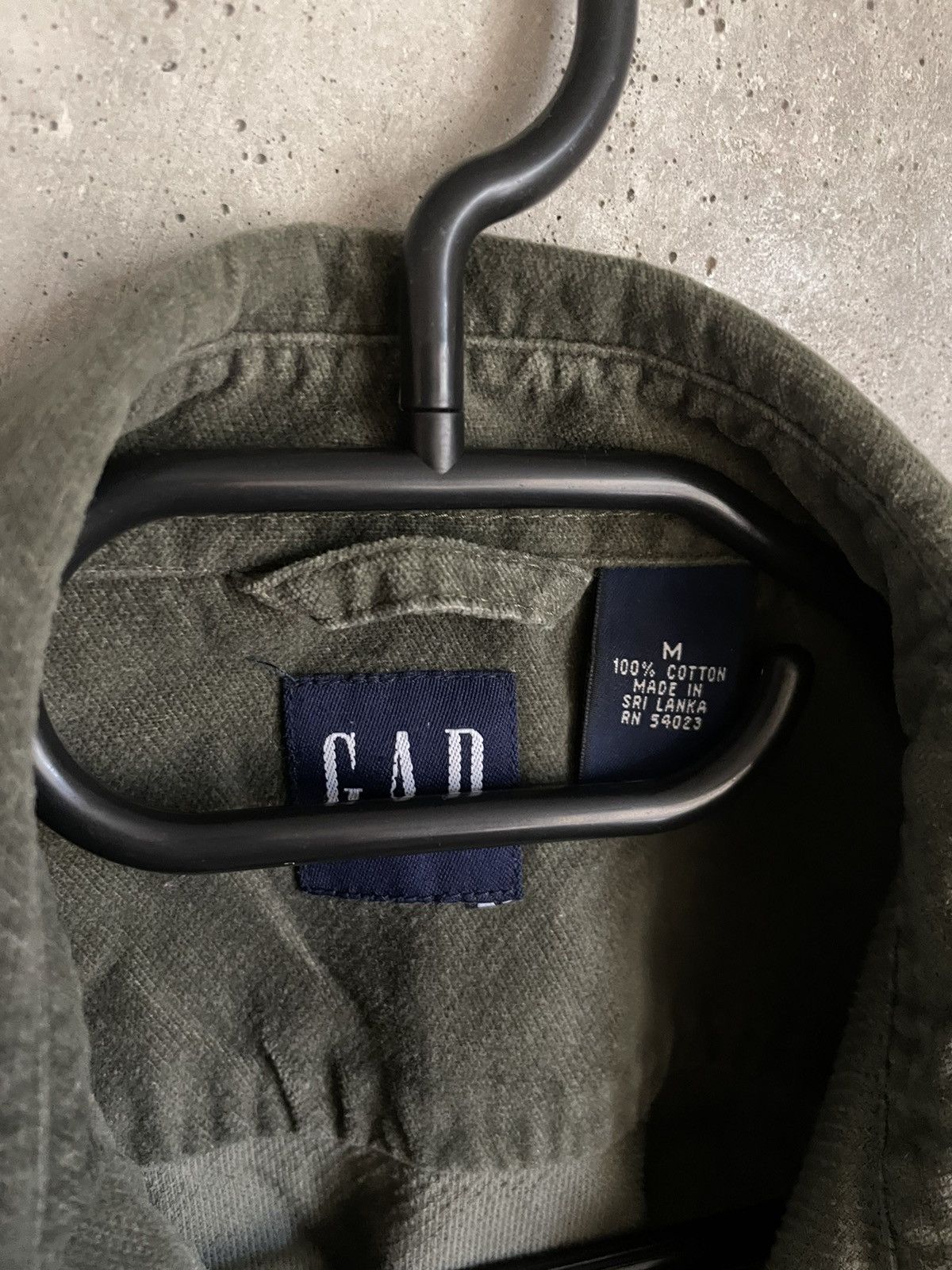 Gap × Japanese Brand Vintage Gap Olive Overshot Yeezy Kanye West Style Y2k Size US M / EU 48-50 / 2 - 6 Thumbnail