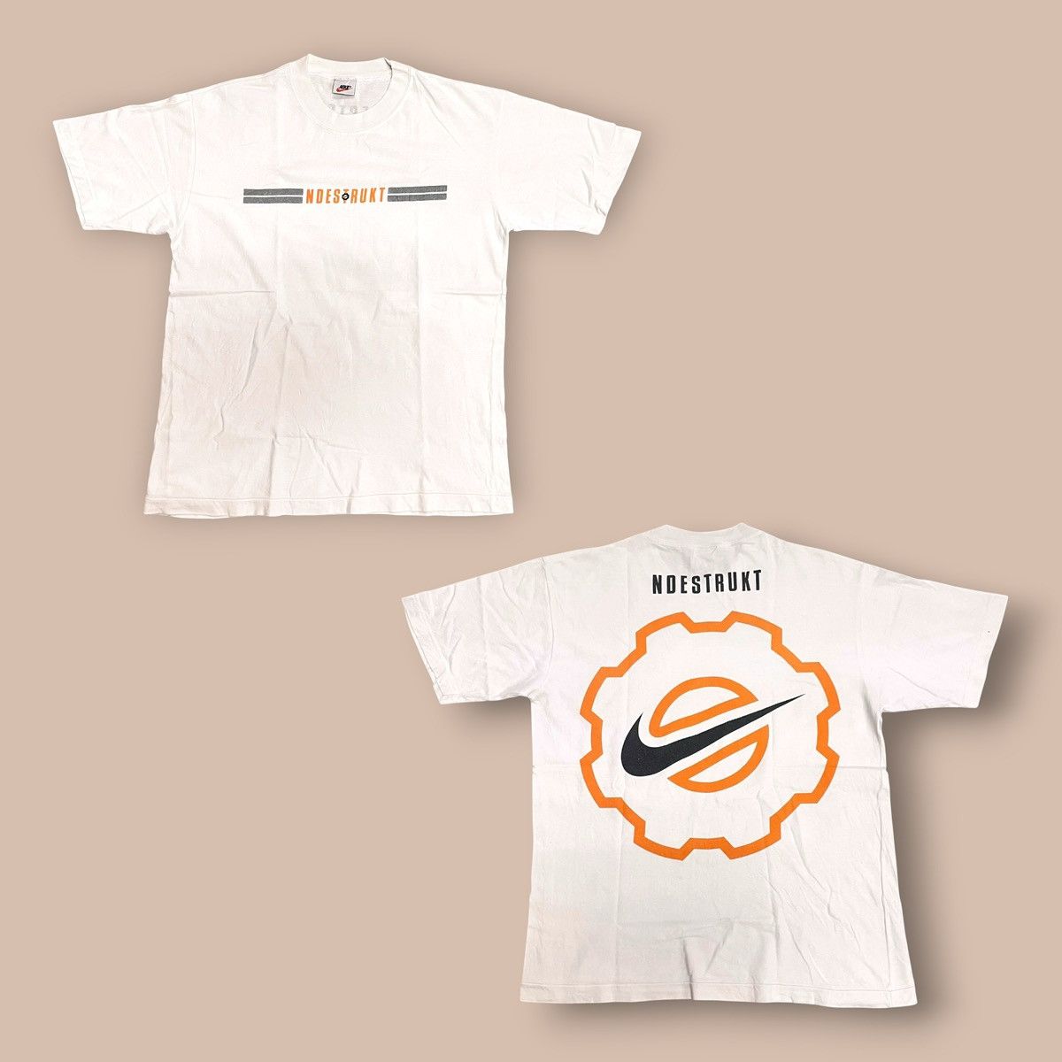 Nike OG 90s Nike NDESTRUKT "Dennis Rodman" Logo Tee Size US M / EU 48-50 / 2 - 1 Thumbnail