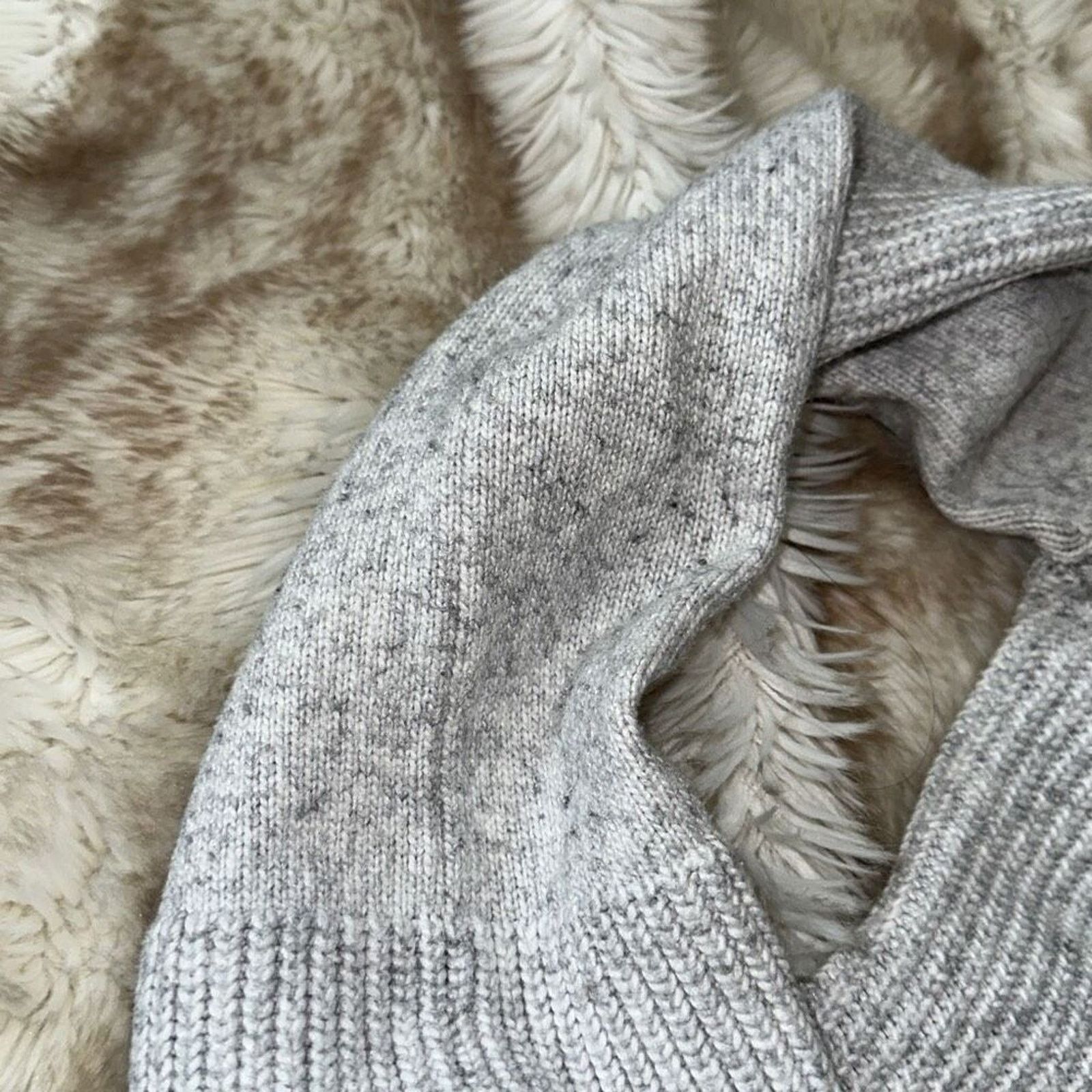 Other Design 365 Gray Knit Cardigan with Brown Buttons | Sz S Size S / US 4 / IT 40 - 3 Thumbnail