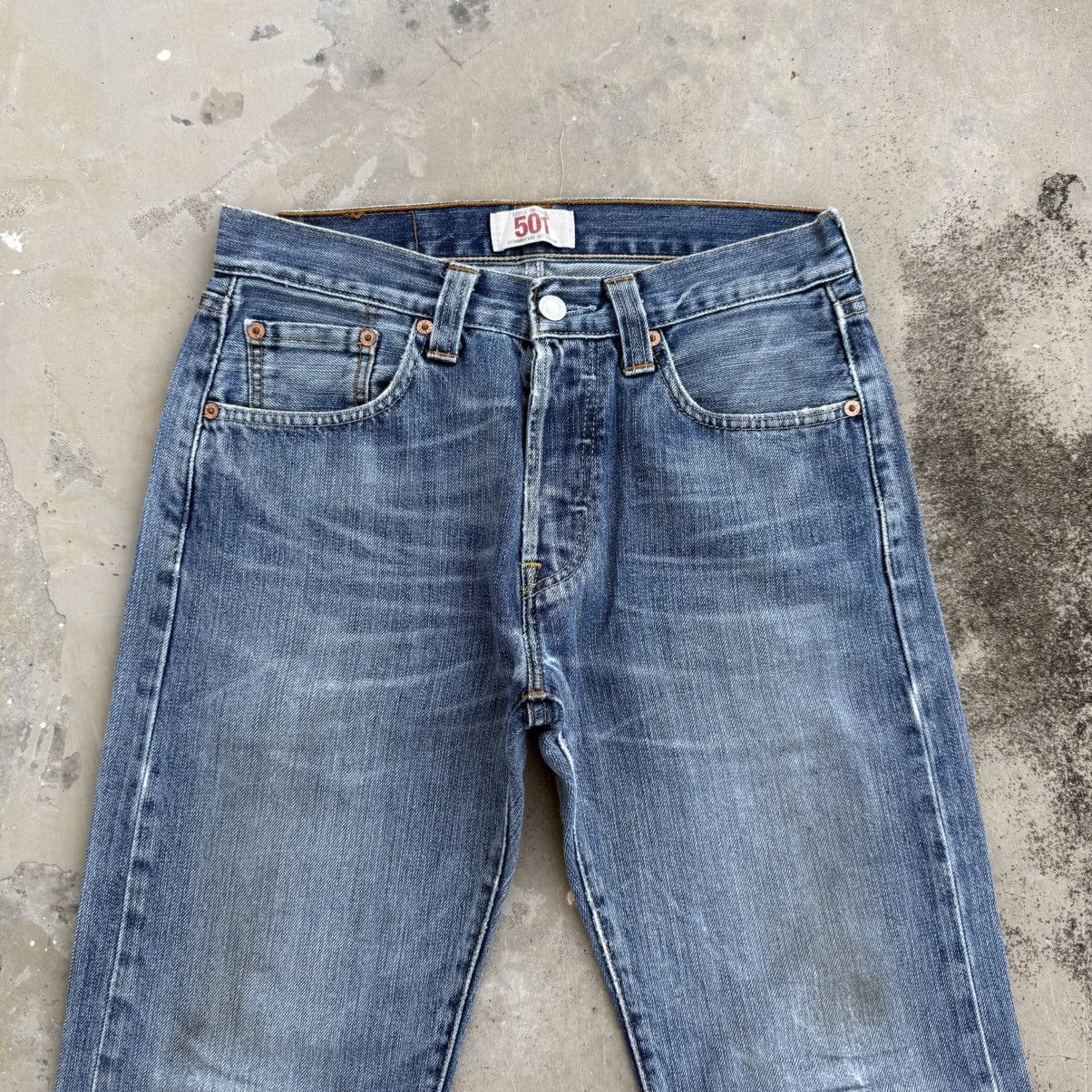Levi's VINTAGE LEVI’S 501 FADED JEAN DENIM PANTS Size US 29 - 4 Thumbnail