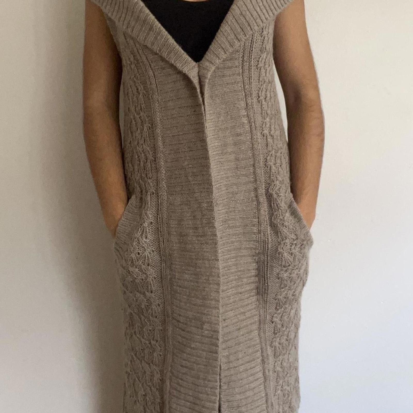 Other Tan and brown cable knit vest #winterknits Size M / US 6-8 / IT 42-44 - 6 Thumbnail
