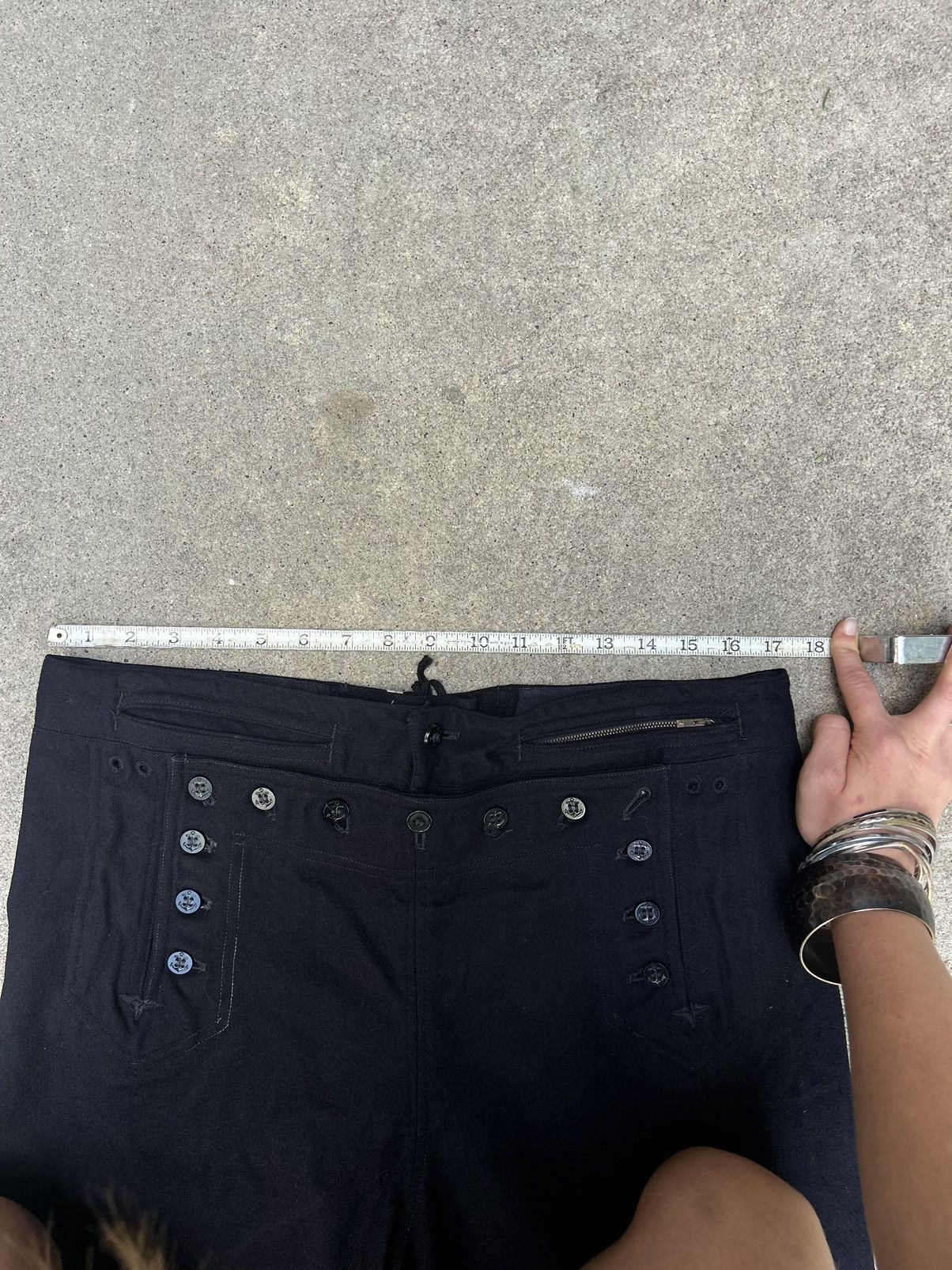 Naval Clothing Factory Vintage Military Wool Pants With Insane Detailing Size US 35 - 7 Thumbnail