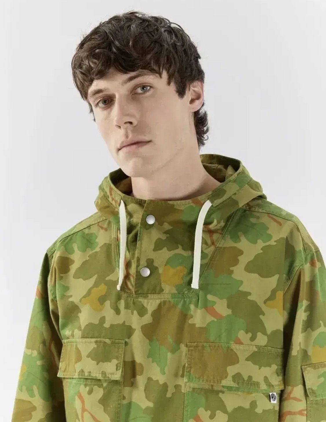 Oasis Liam gallagher Prettygreen leaf camo anorak jacket