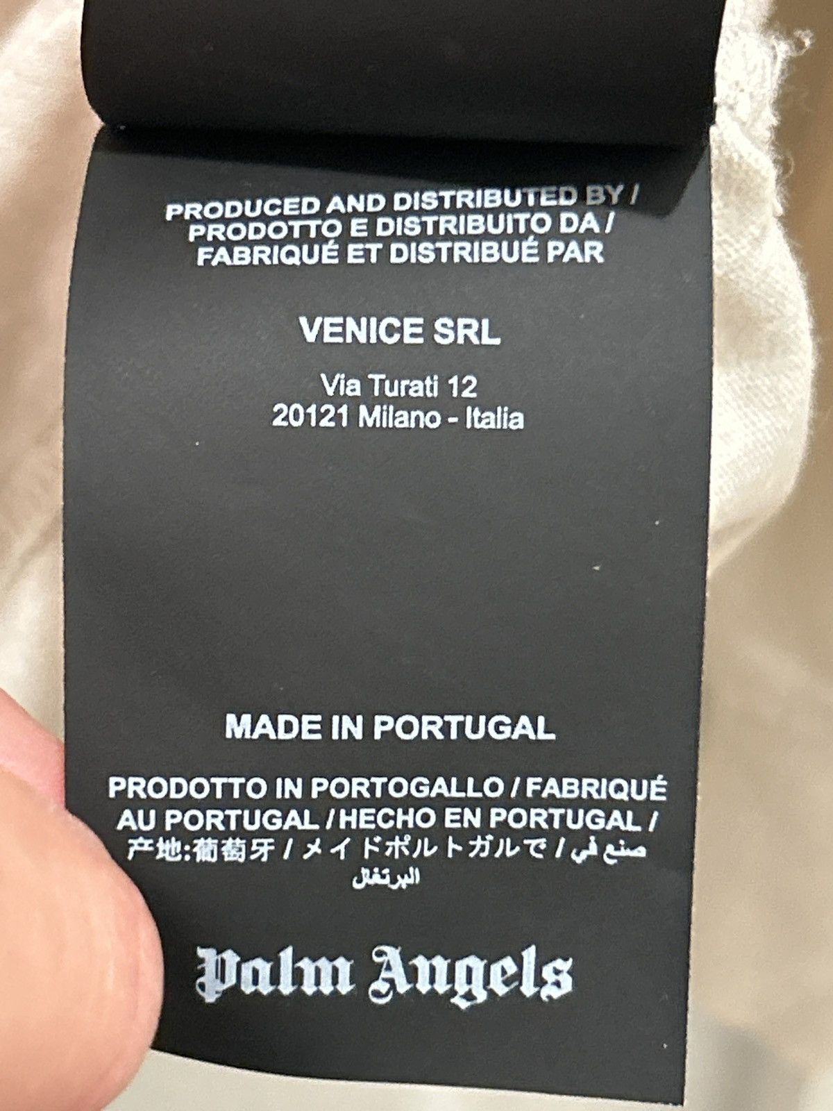 Palm Angels Palm Angels Butter White Classic Logo Sleeve $315 Size US M / EU 48-50 / 2 - 13 Thumbnail