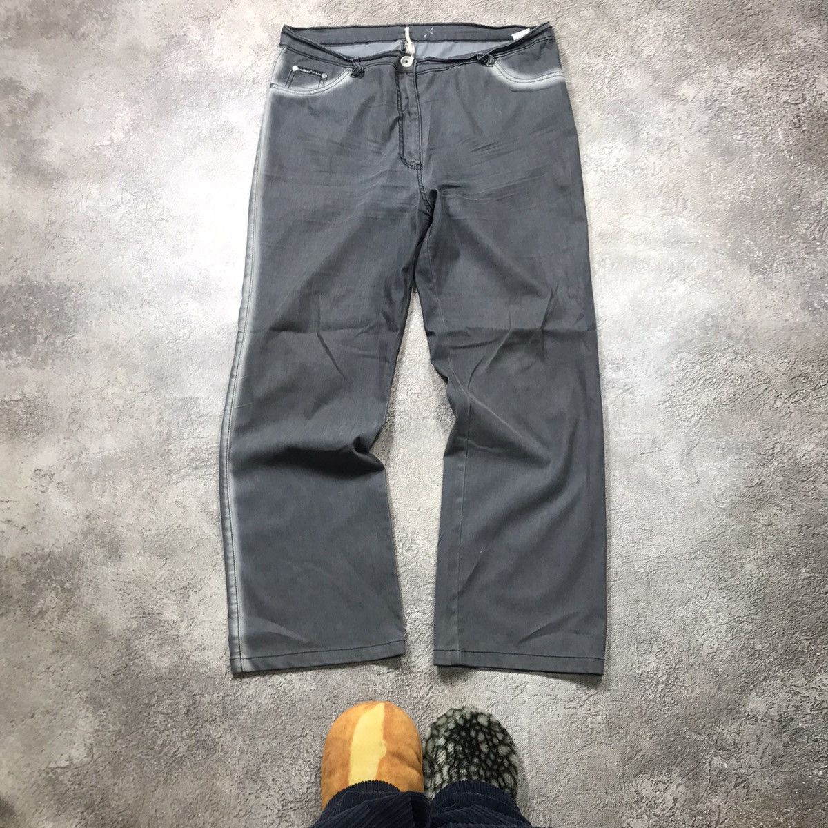 Vintage Vintage Y2K Baggy Wide Leg Cargo Pants Streetwear Logo 38 Size US 38 / EU 54 - 1 Thumbnail