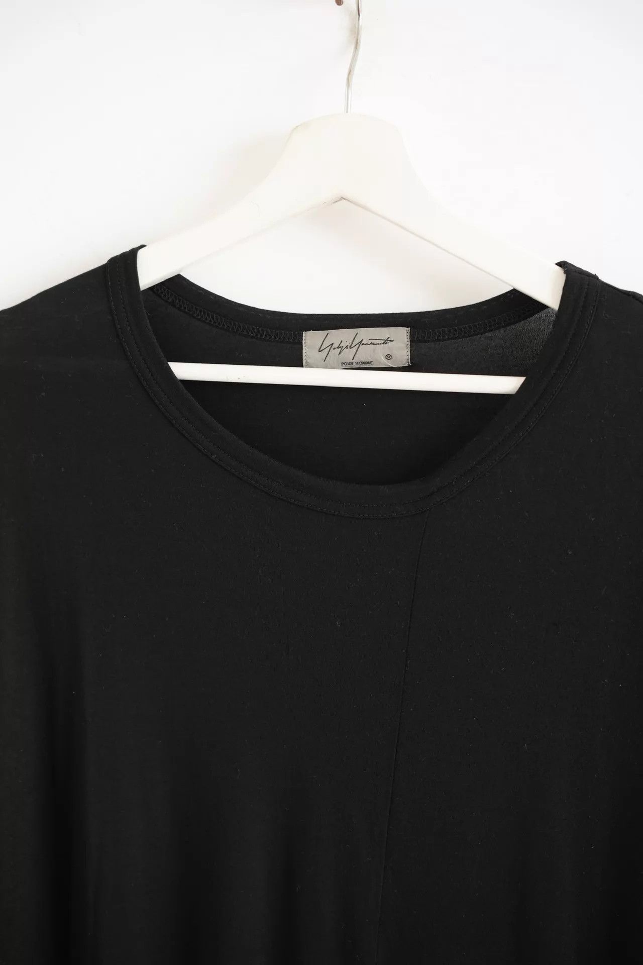 Yohji Yamamoto Yohji Yamamoto 17AW Mens Double Spiral LS Tee Sz3 Size US L / EU 52-54 / 3 - 3 Thumbnail
