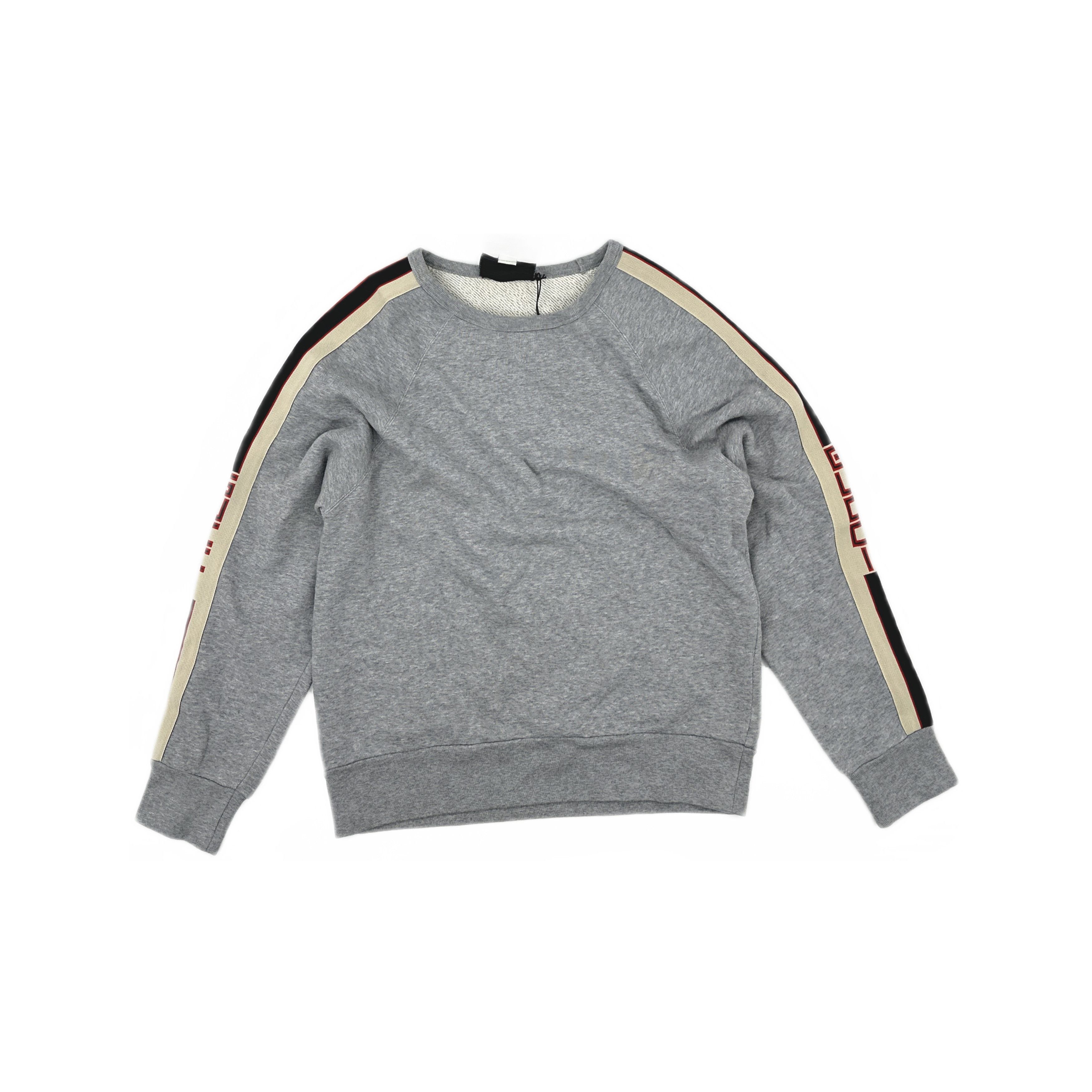 Gucci Gucci Logo Stripe Sweatshirt Size M Size US M / EU 48-50 / 2 - 1 Thumbnail