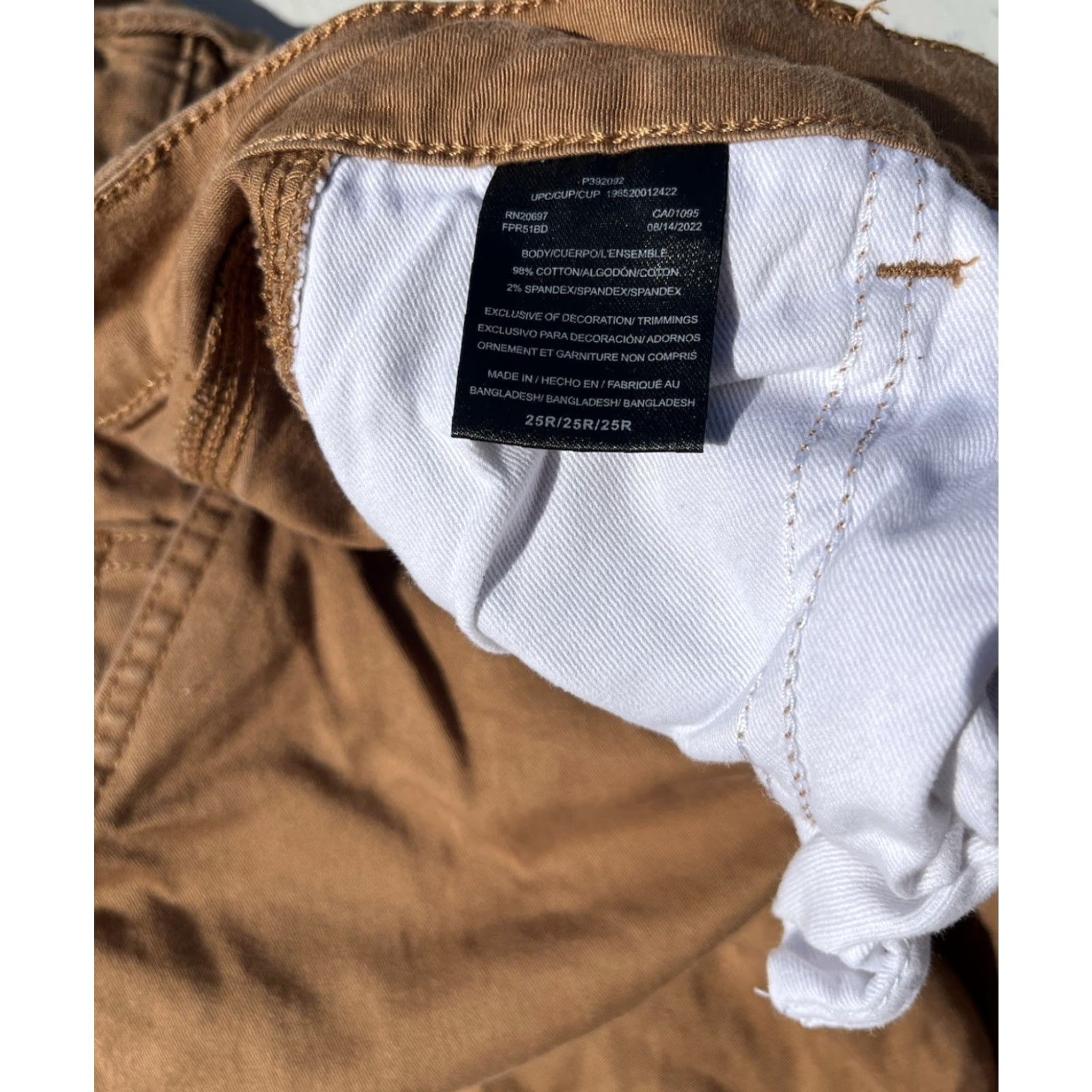 Dickies Dickies Women's Pants Beige Solid 25R Workwear Carpenter Street Skate Size 42" / US 20 - 5 Thumbnail
