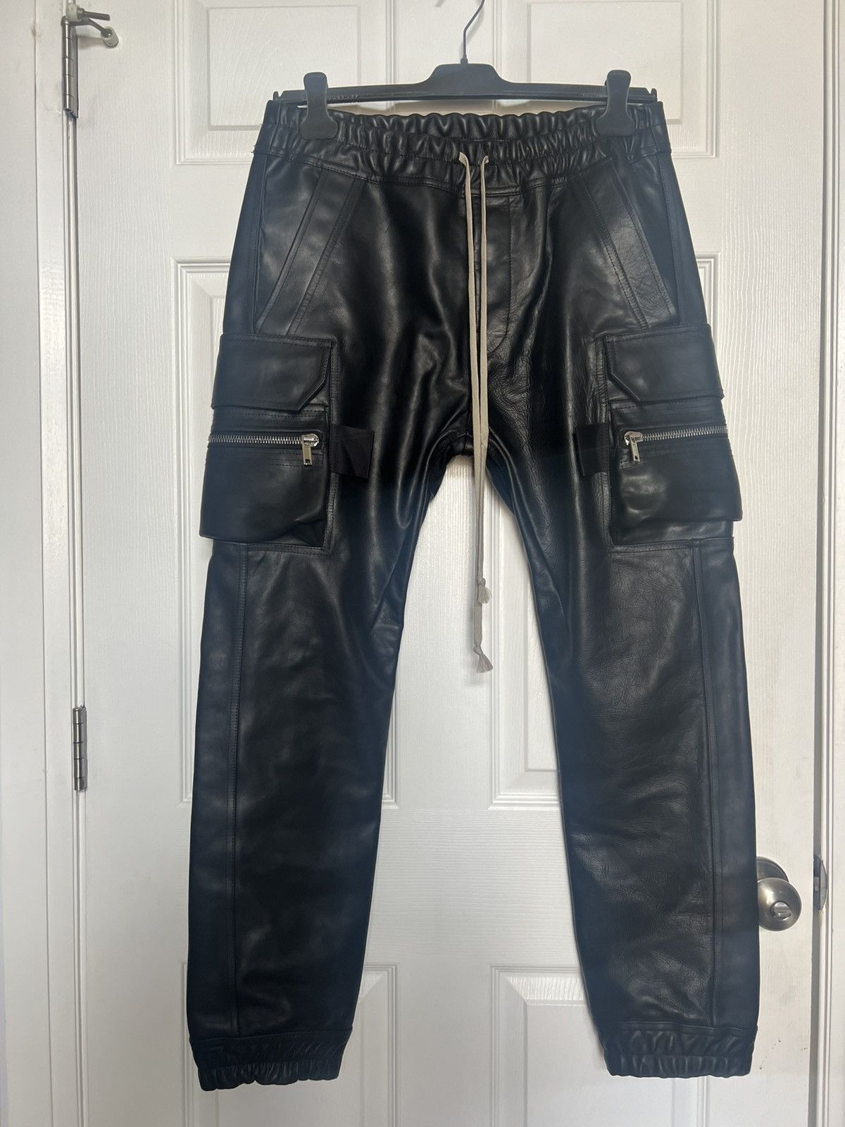 Rick Owens Rick Owens SS14 Vicious Blistered Lamb Leather Pants 