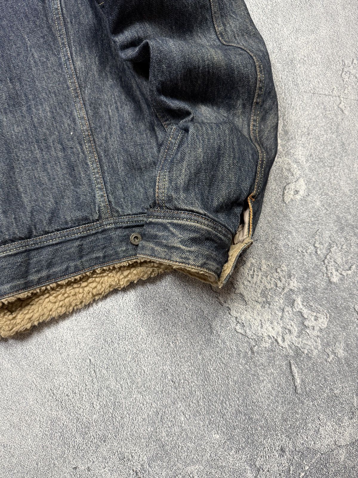 Diesel Diesel Denim Jeans Sherpa Fleece Jacket Size US L / EU 52-54 / 3 - 9 Thumbnail