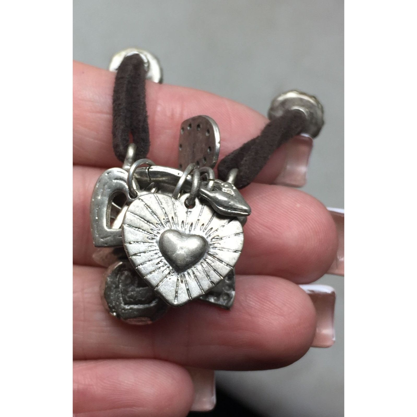 Other Adjustable Women's Bracelet with Heart Charms on it Size ONE SIZE - 6 Thumbnail