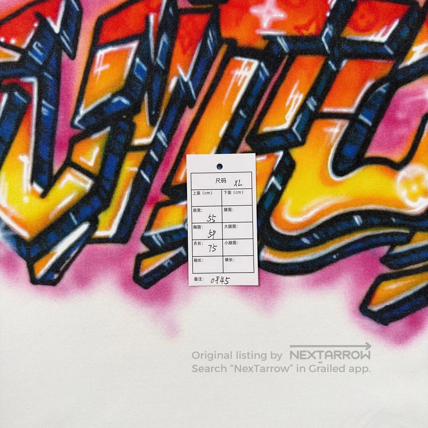 Louis Vuitton LV White Graffiti Short-Sleeve Shirt. Size US XL / EU 56 / 4 - 5 Thumbnail