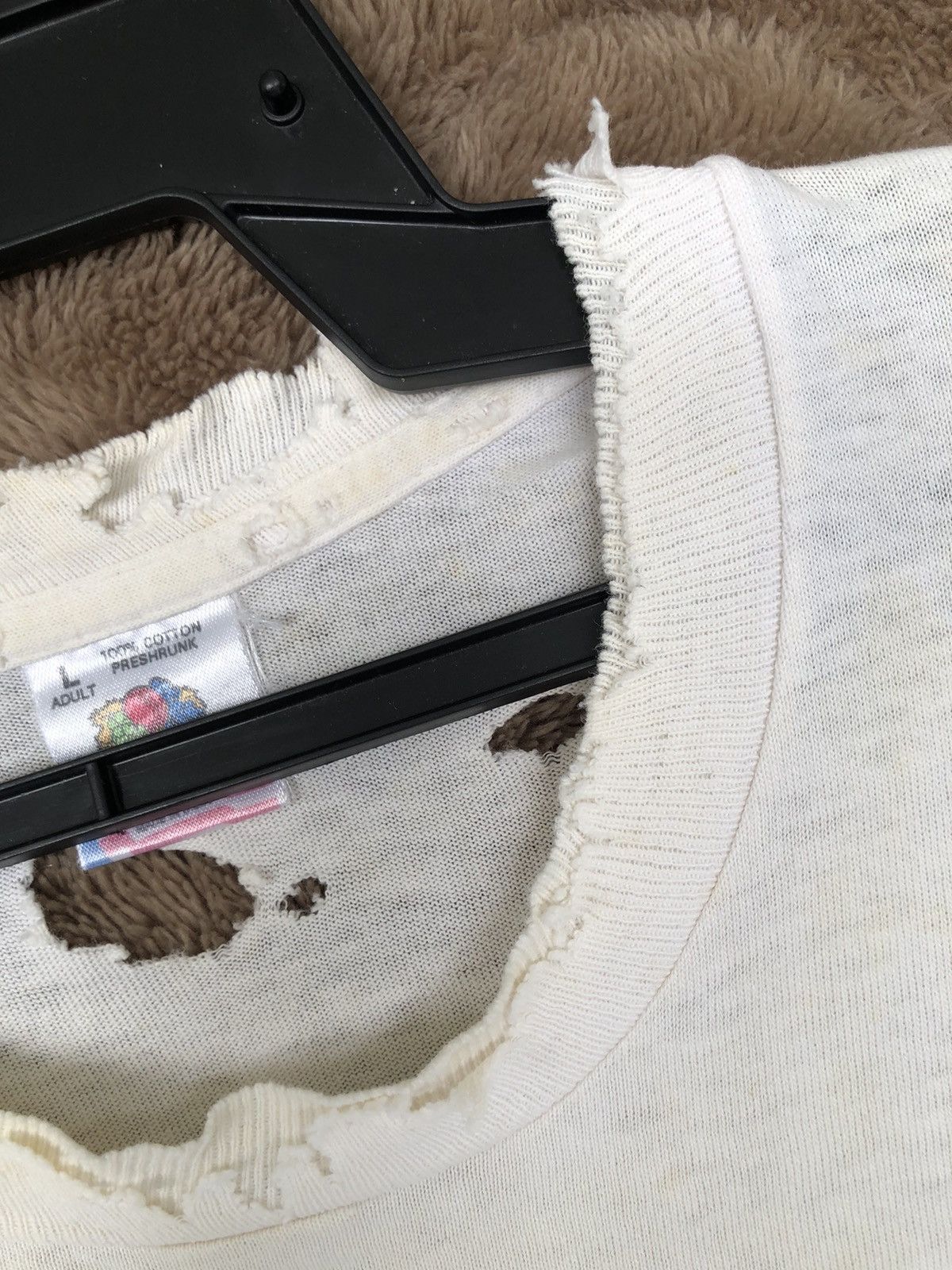 Vintage Vintage 90s Harvard University🔥 Thrashed Tee Size US L / EU 52-54 / 3 - 5 Thumbnail