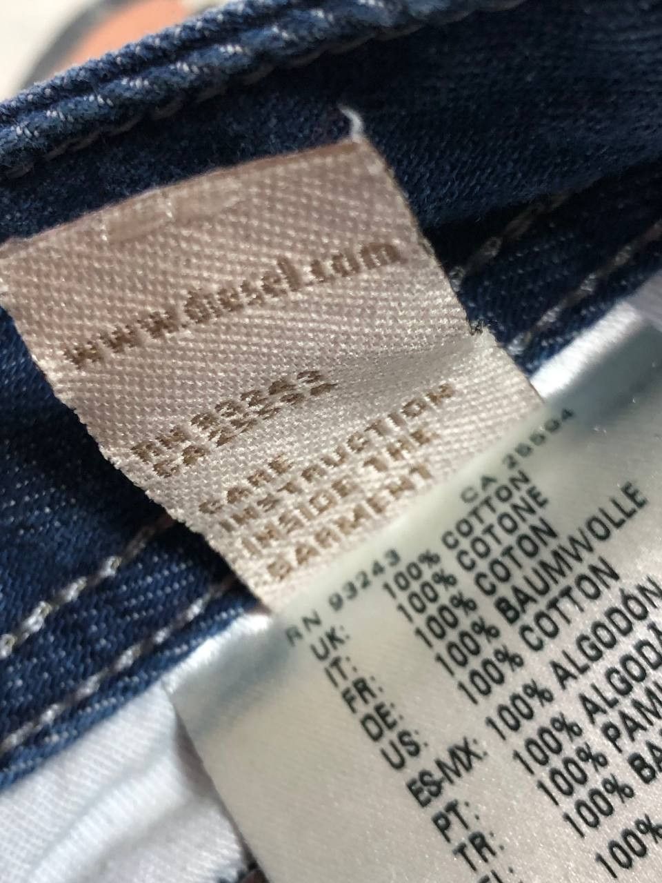 Diesel Vintage Diesel 90’s Y2K Style Baggy Wide Denim Jeans Pants Size US 30 / EU 46 - 11 Thumbnail