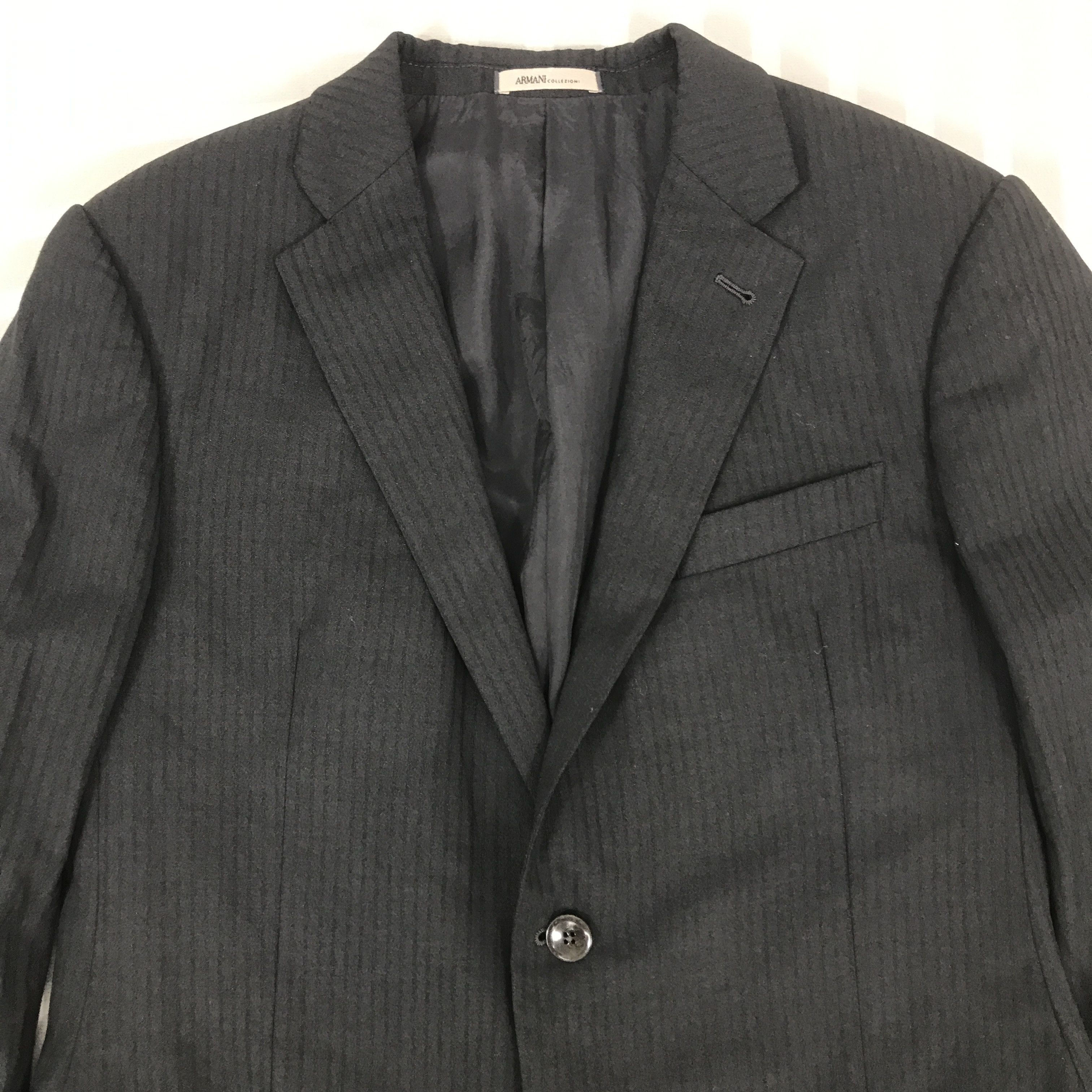 Armani Collezioni Vintage Armani Collezioni Clasiss Blazers K73B6 Size US L / EU 52-54 / 3 - 2 Thumbnail