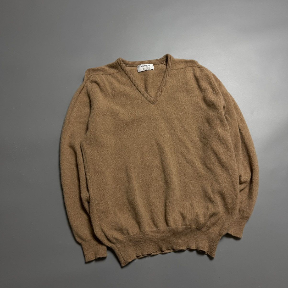 Johnstons Of Elgin Vintage Sweater Johnstons LambsWool Size US L / EU 52-54 / 3 - 3 Thumbnail