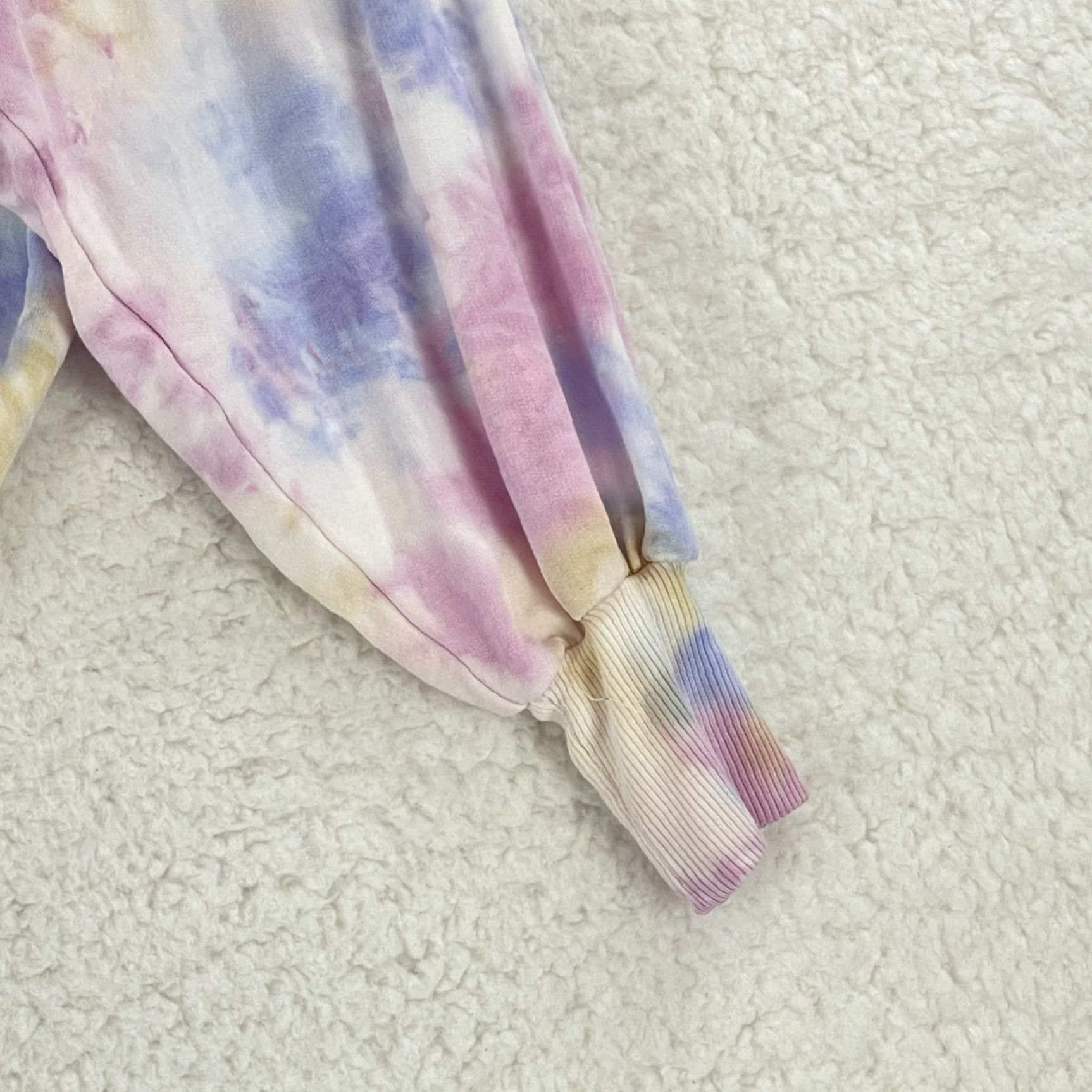 Young Fabulous & Broke Young Fabulous & Broke Juliette Tie-Dye Sweater Womens XS Pink Long Sleeve Crew Neck Knit Pullover Bohemian Modern Size XS / US 0-2 / IT 36-38 - 5 Thumbnail