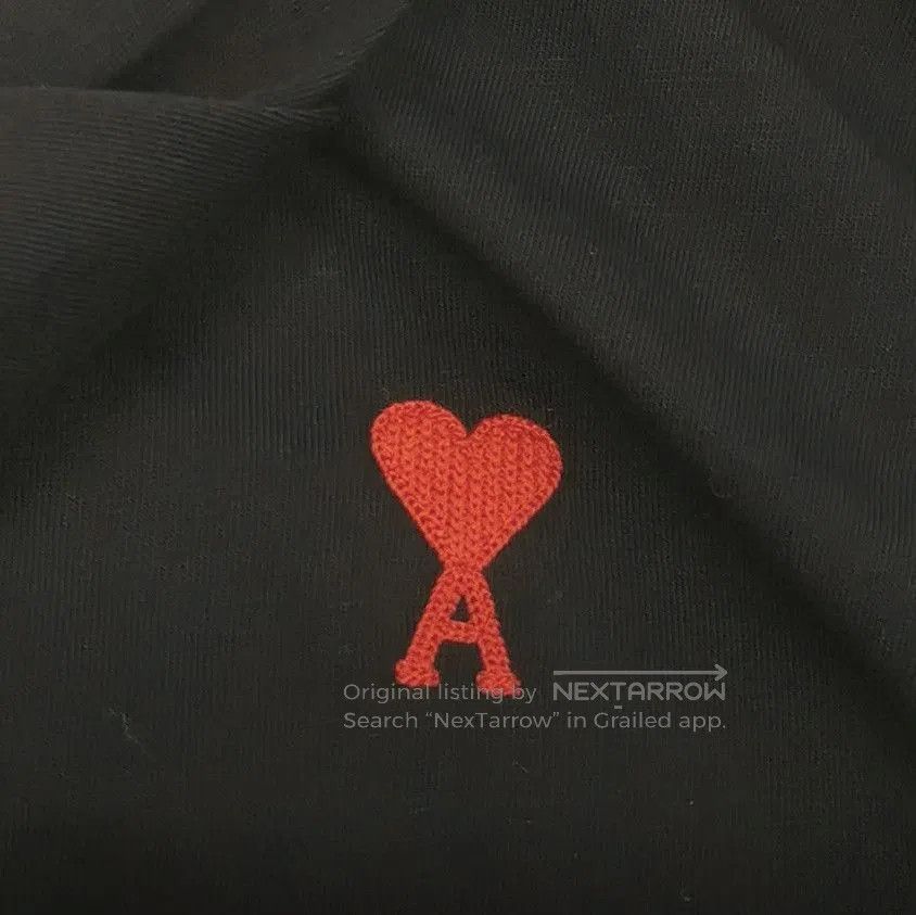 AMI AMI Alexandre Mattiussi Cotton Heart T-Shirt XXL. Size US XXL / EU 58 / 5 - 1 Thumbnail