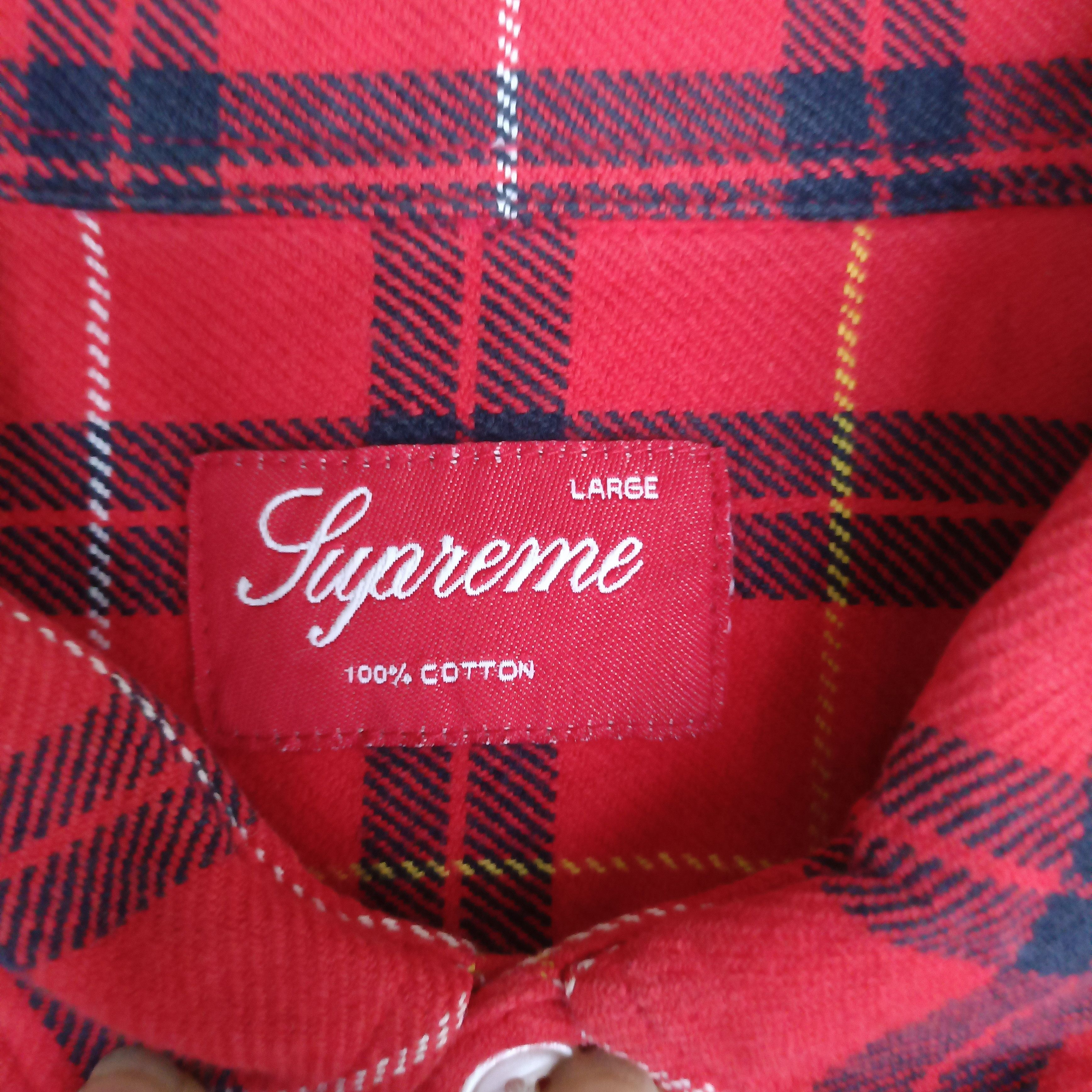 Supreme SUPREME FLANNEL SHIRT Size US L / EU 52-54 / 3 - 4 Thumbnail