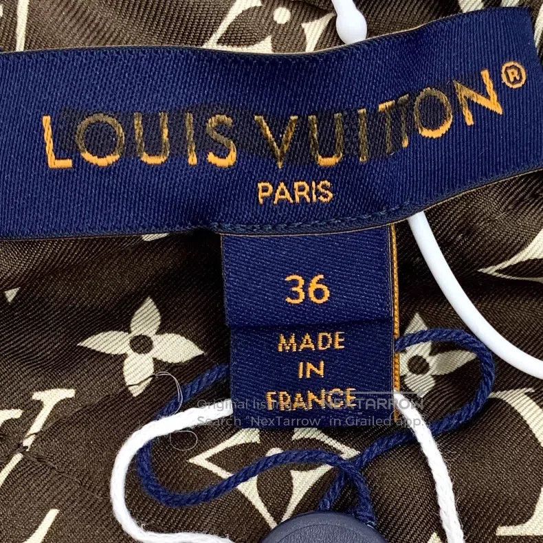 Louis Vuitton Louis Vuitton Beige inside logo presbyopic full print twee Size XS / US 0-2 / IT 36-38 - 5 Thumbnail