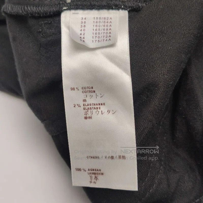 Louis Vuitton Louis Vuitton Black Cotton Slim Fit Trousers. Size US 36 / EU 52 - 7 Thumbnail