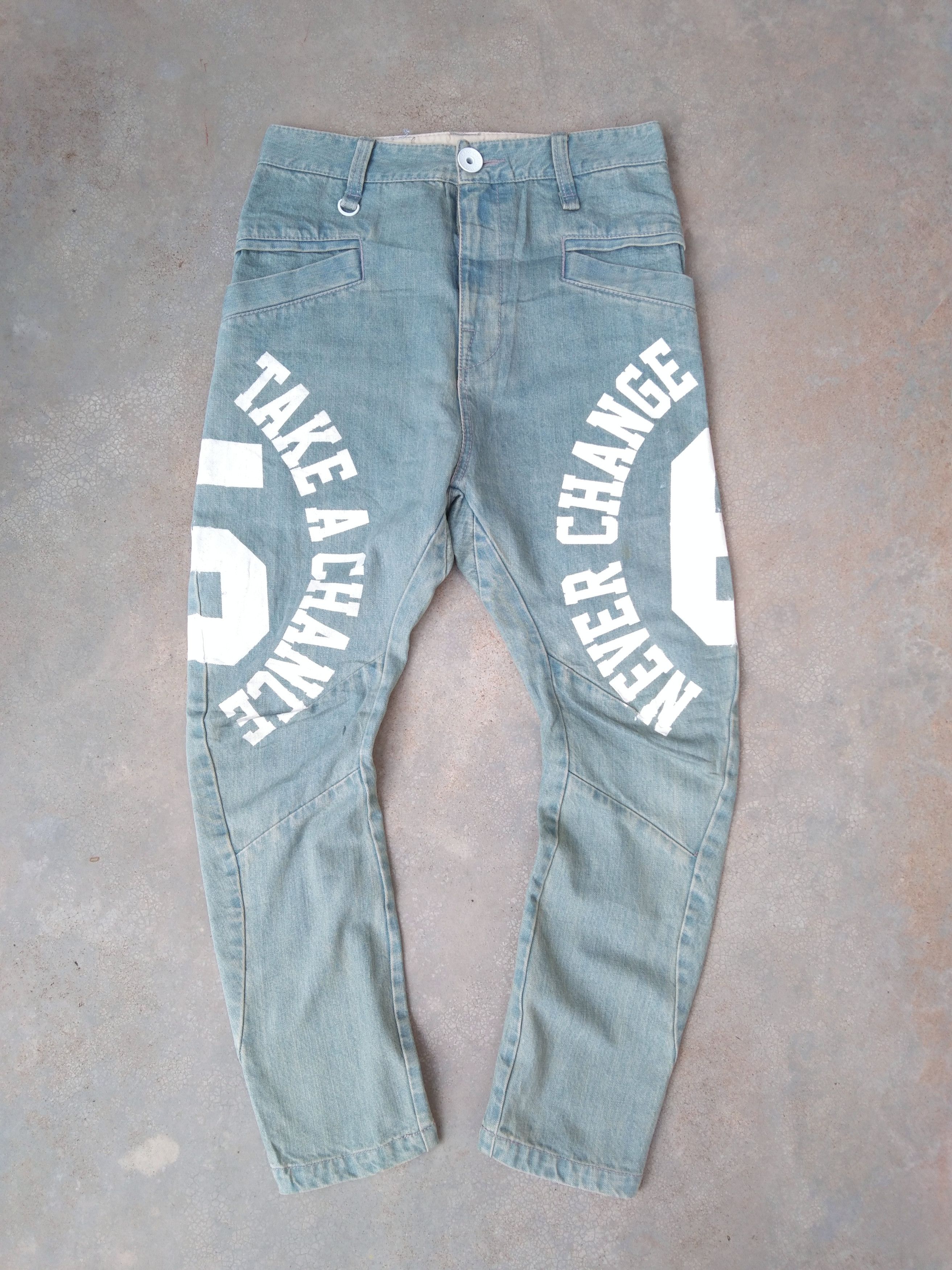 Japanese Brand Vintage Co&Lu Curve Leg High Rise Retro Punk Jeans Size US 30 / EU 46 - 1 Thumbnail