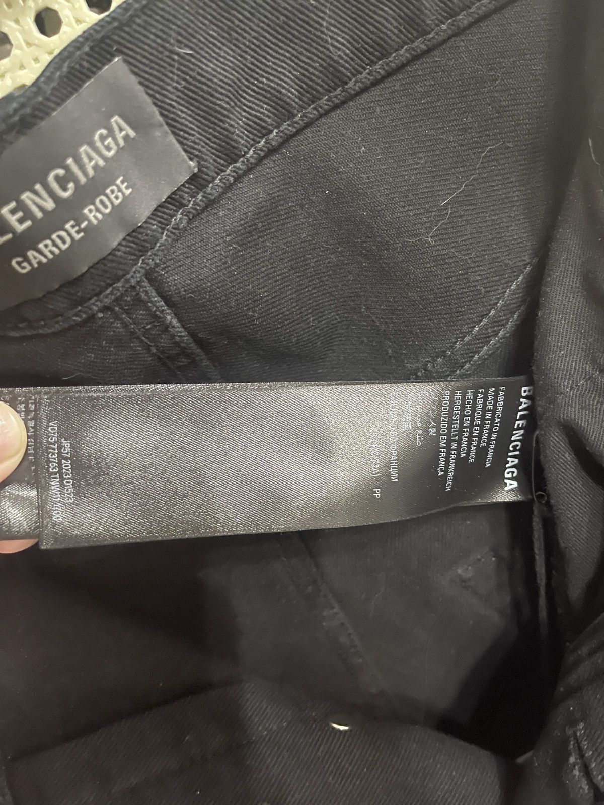 Balenciaga Balenciaga Garde-Robe Black Jeans Size US 30 / EU 46 - 6 Thumbnail