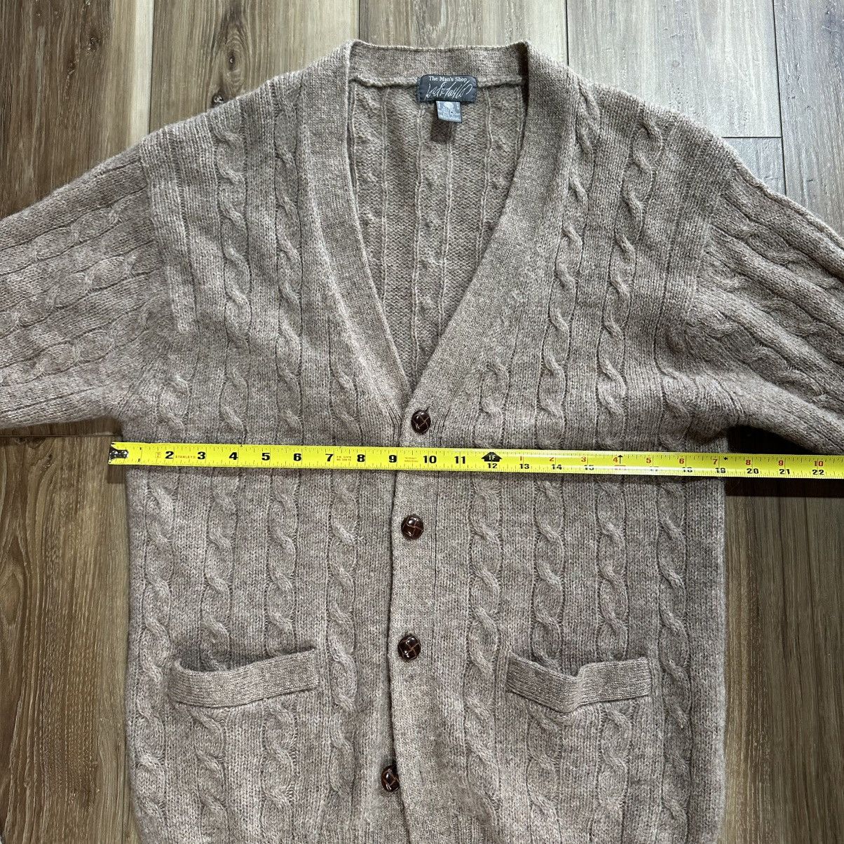 Lord & Taylor × Vintage Vintage Lord & Taylor Shetland Wool Cardigan Sweater Size US L / EU 52-54 / 3 - 5 Thumbnail