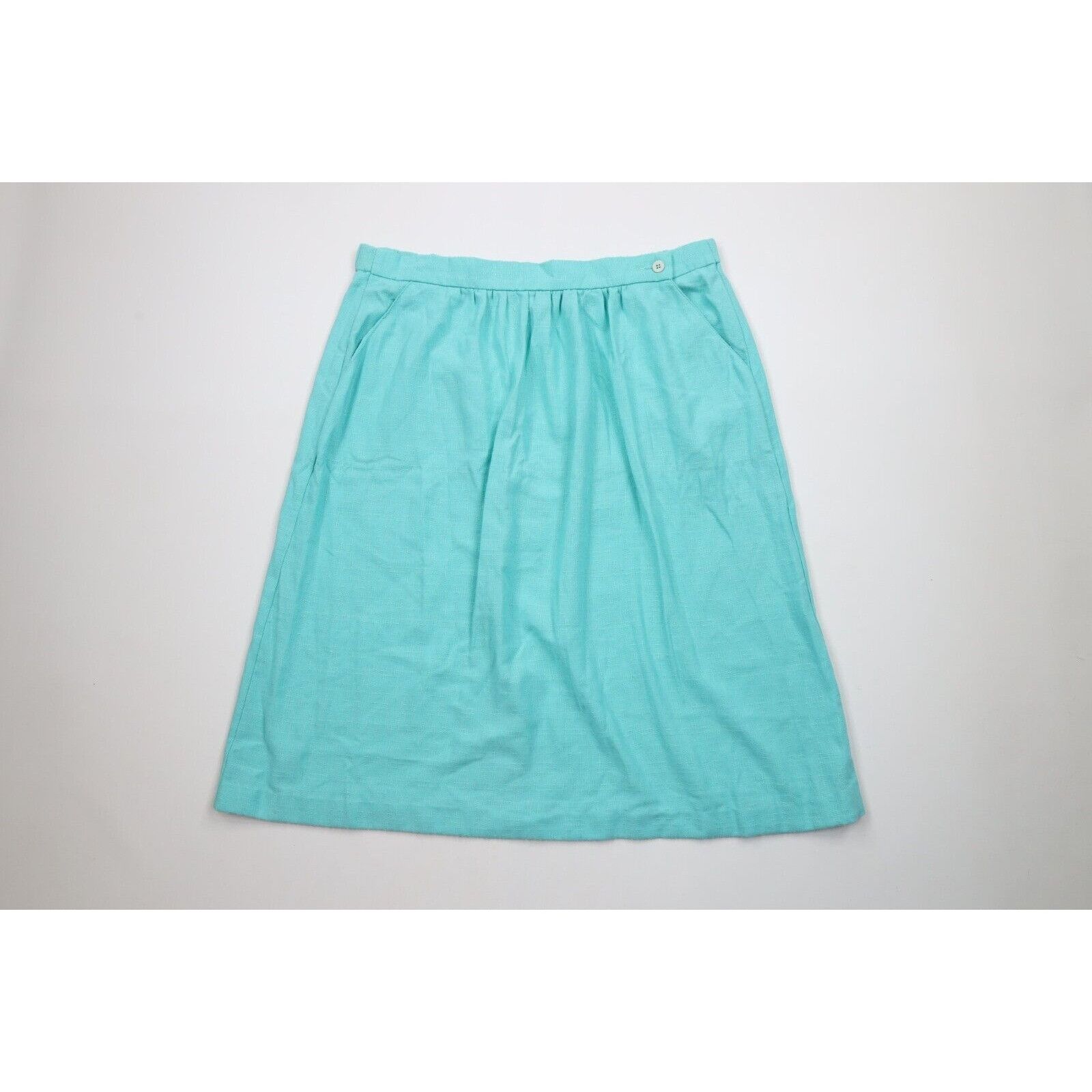 Vintage Vintage 70s Streetwear Textured Knit Summer Boat Skirt Size 40" / US 18 - 1 Thumbnail