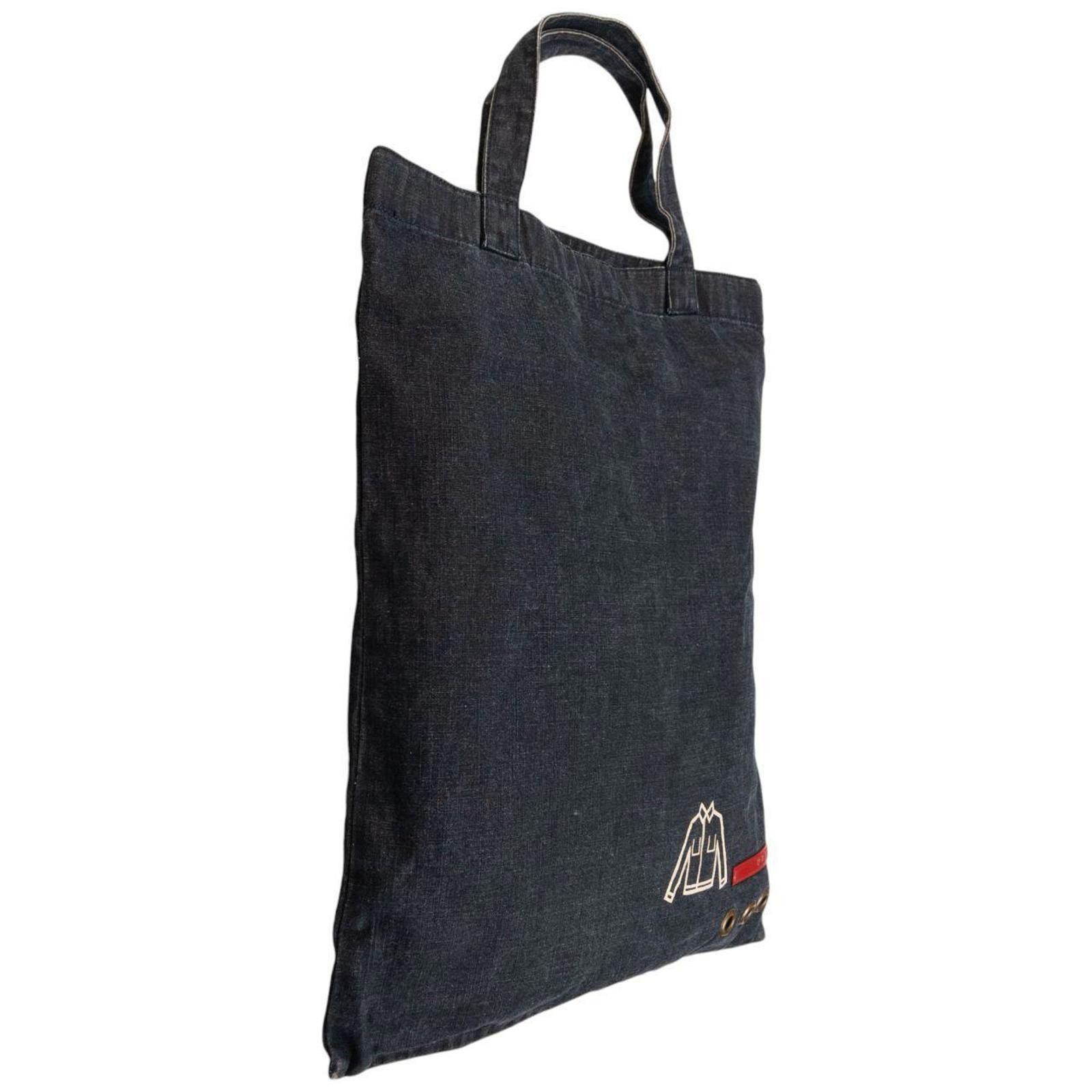 Prada Vintage Prada Sport Denim Tote Bag Size ONE SIZE - 4 Thumbnail